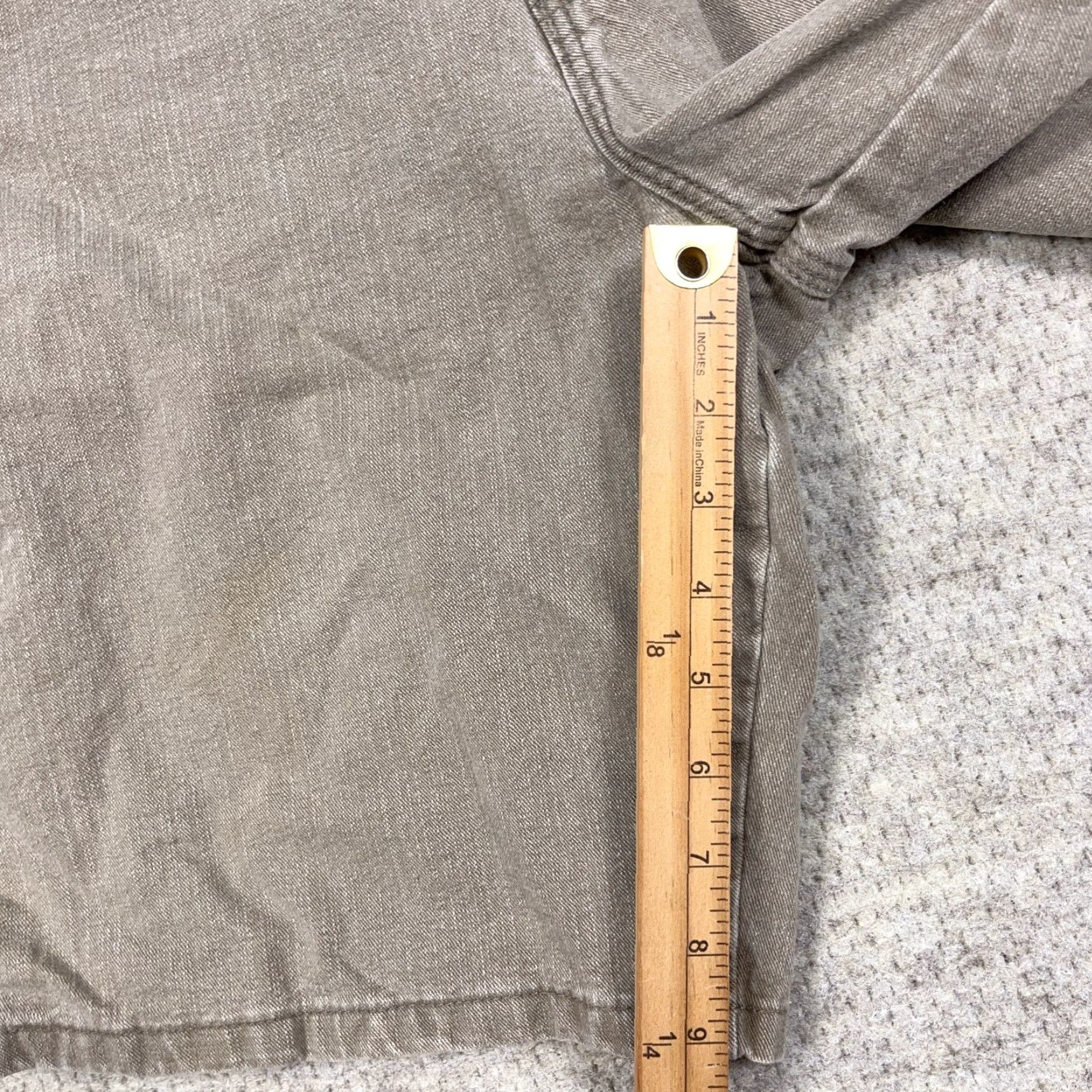 Wrangler VINTAGE Wrangler Shorts Men 34 Bermuda Denim 5-Pocket Relaxed Baggy Jorts Work Wear Tan Brown 90s Grunge Hip Hop Rockabilly Classic Mens Size US 34 / EU 50 - 7 Thumbnail