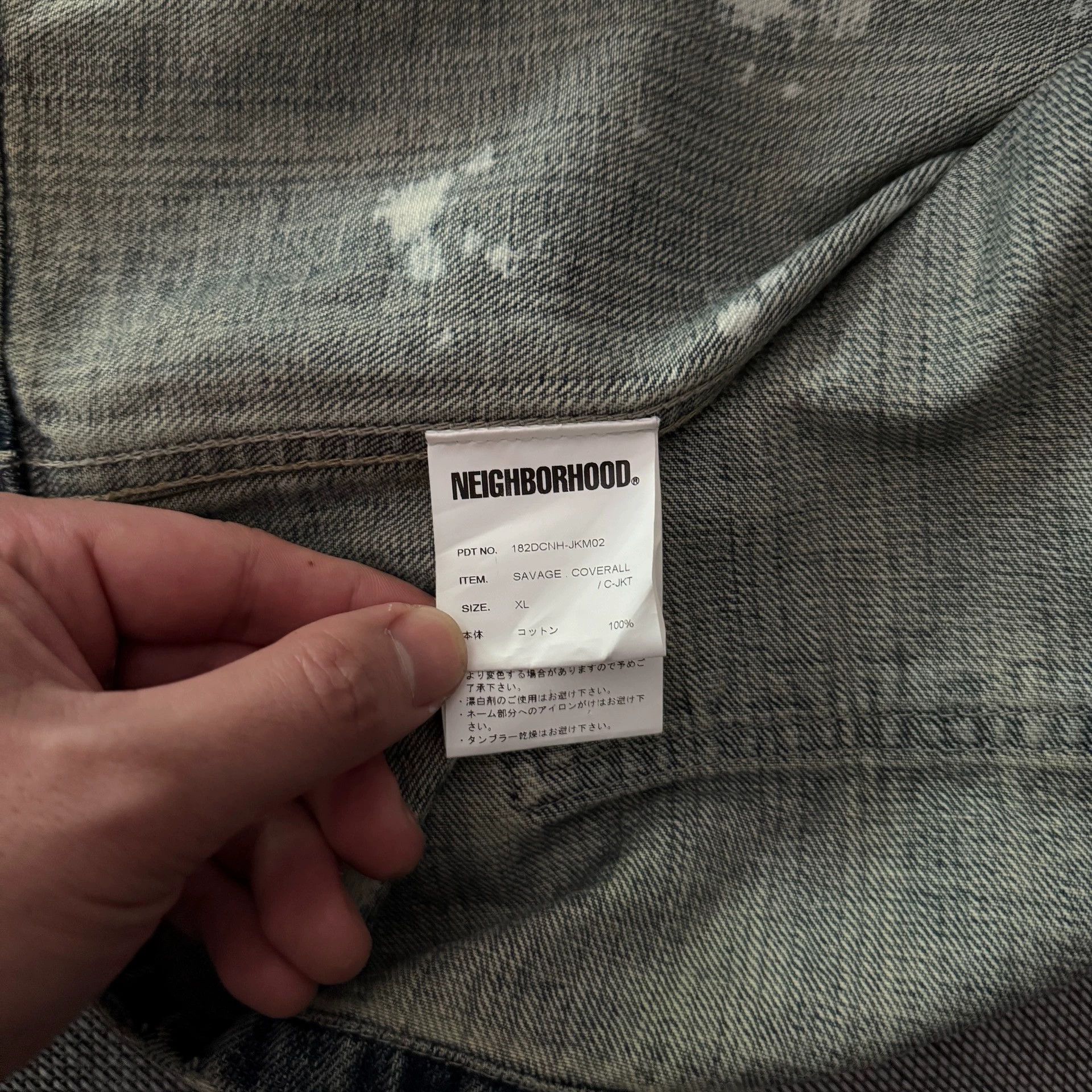Neighborhood Neighborhood 18aw Savage Washed Denim Work Jacket Size US XL / EU 56 / 4 - 9 Thumbnail