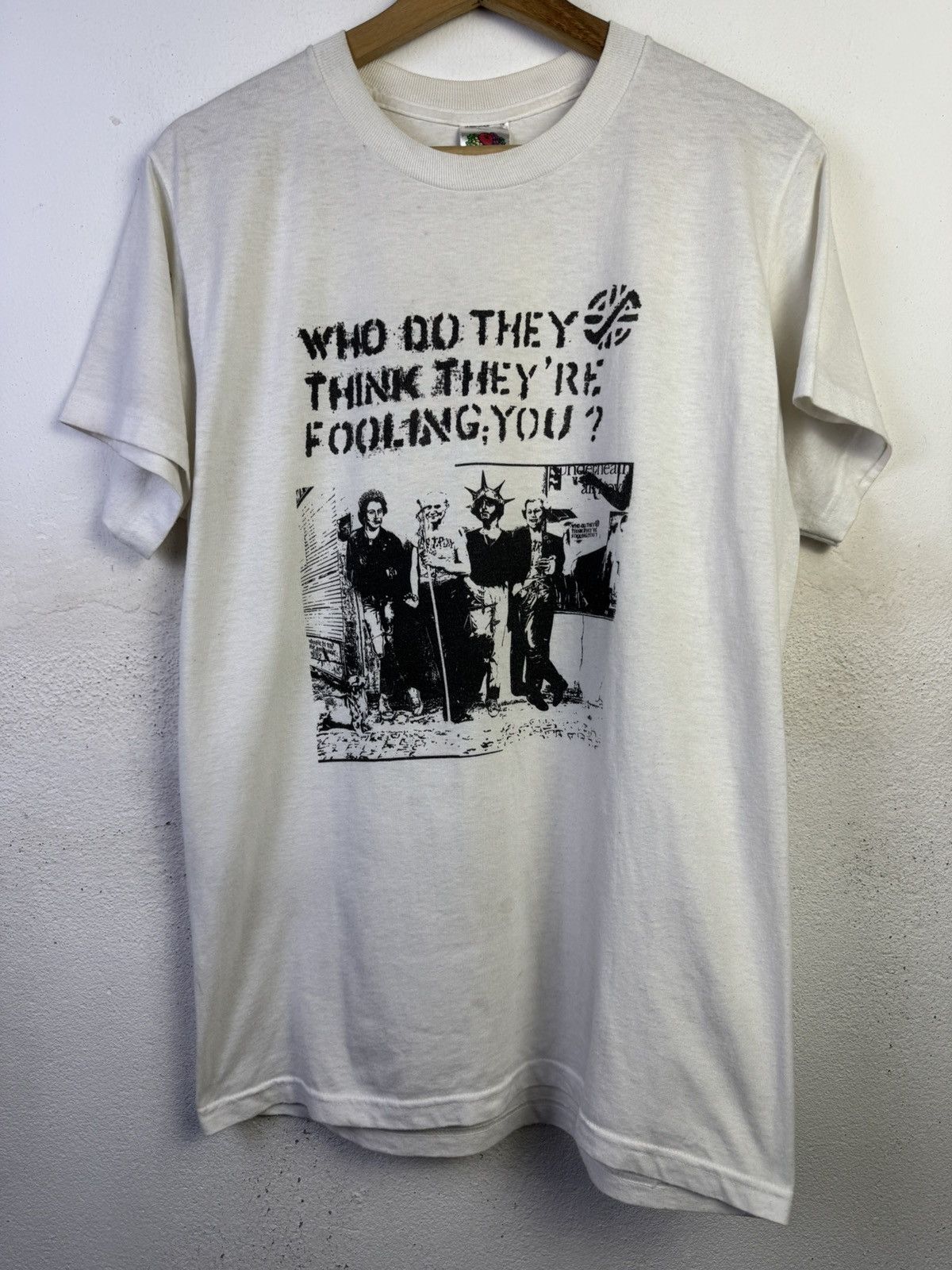 Band Tees Vintage Crass Punk Rock Who Do TheyThink They’re Fooling You Size US M / EU 48-50 / 2 - 1 Thumbnail
