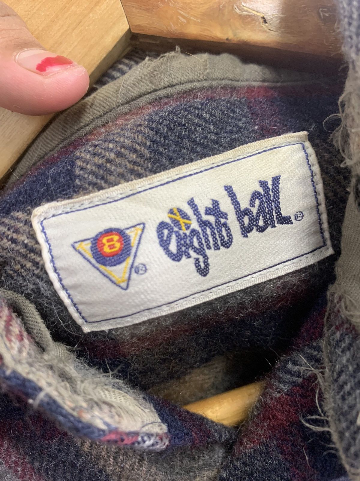 Flannel × Vintage Vintage Eight Ball flannel Size US L / EU 52-54 / 3 - 11 Thumbnail