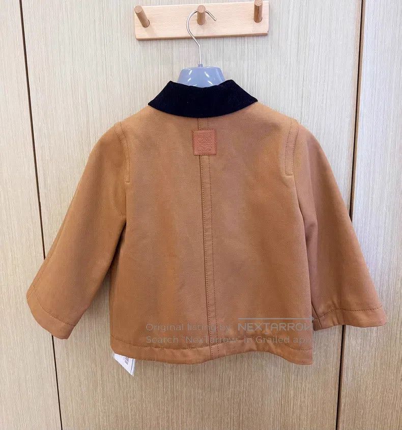 Loewe Loewe Short Jacket Blazer Top Classic Caramel Color Merlot Size 4XL / US 24-26 - 4 Thumbnail