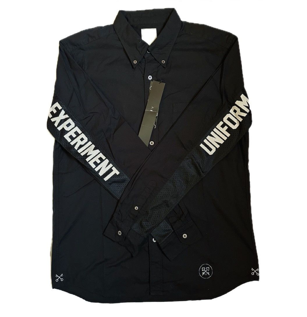 uniform experiment Deadstock U.E. Mesh Panel LS BD Shirt Made In Japan Size US XL / EU 56 / 4 - 3 Thumbnail