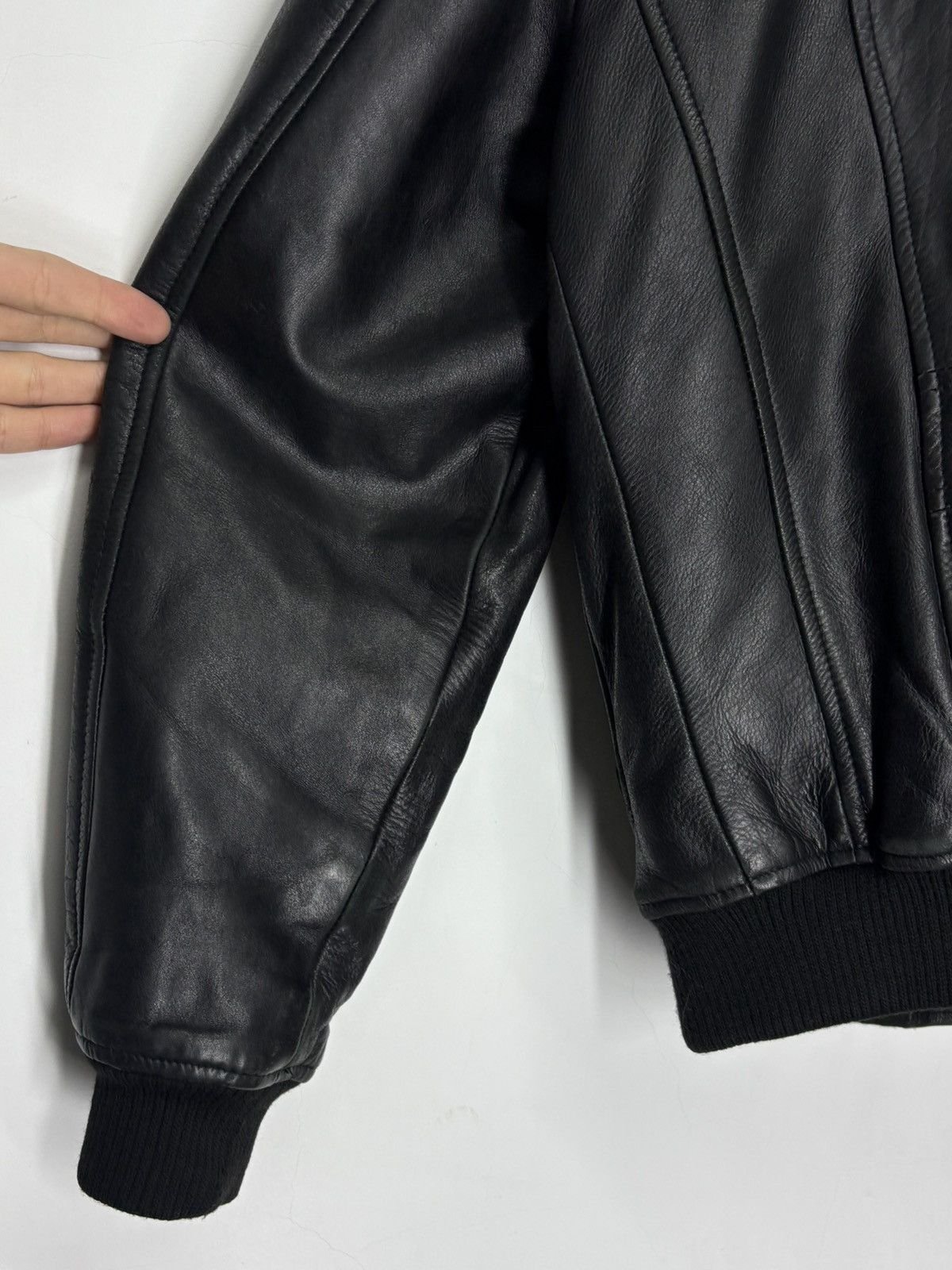 Schott Schott USA Army Type Garment Aviator Leather Jacket Size US S / EU 44-46 / 1 - 21 Thumbnail