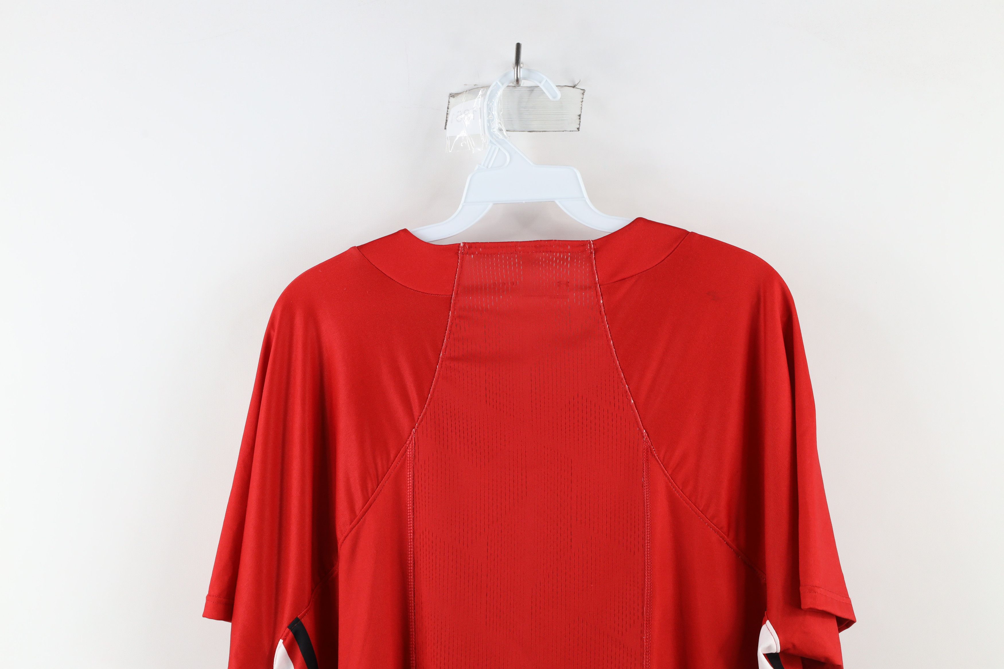Under Armour × Vintage New Under Armour Texas Tech University Track Jersey T-Shirt Size US L / EU 52-54 / 3 - 14 Thumbnail