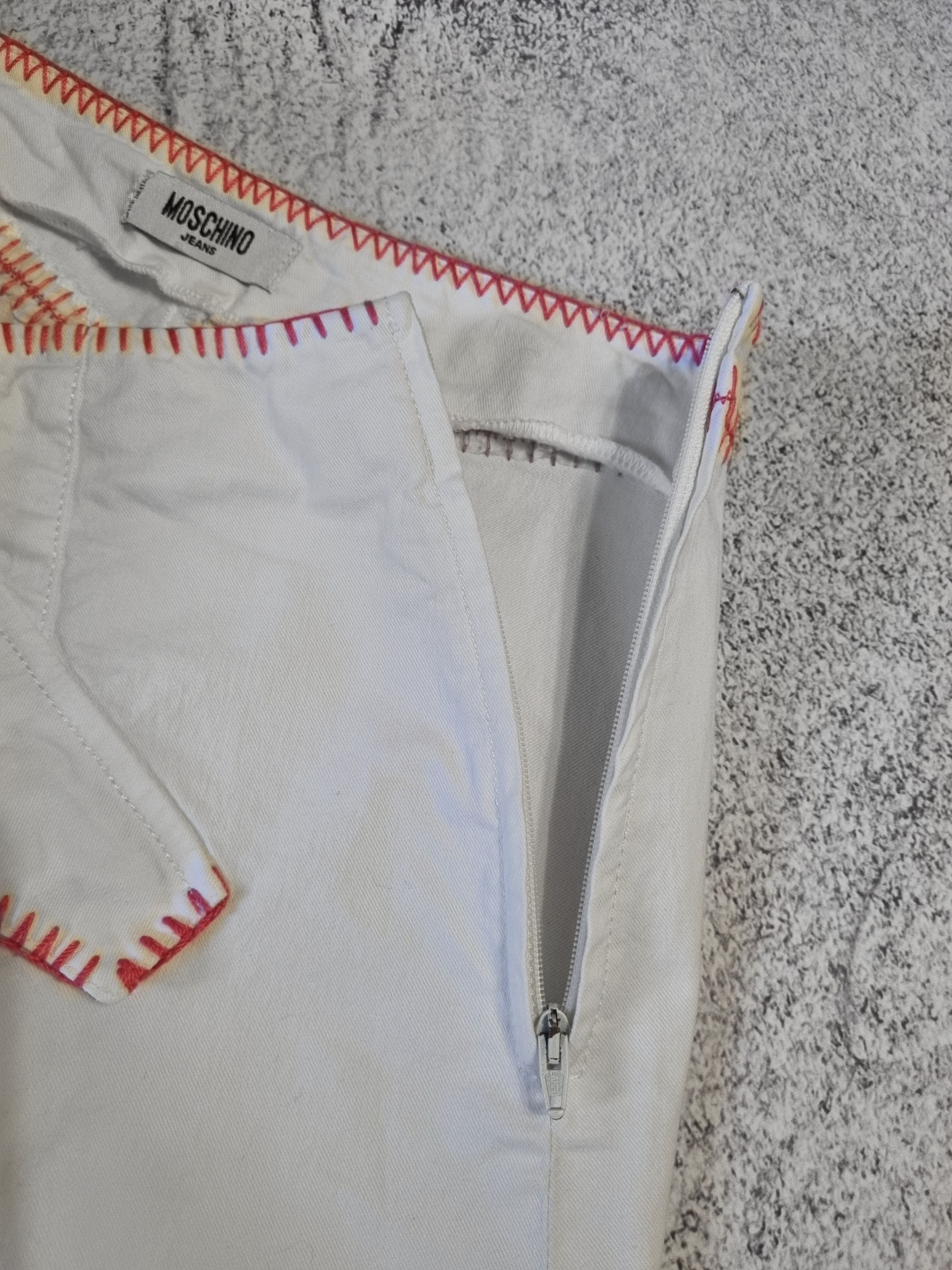 Moschino × Vintage Vintage Moschino Jeans Y2K Midi Skirt Size 30" / US 8 / IT 44 - 8 Thumbnail