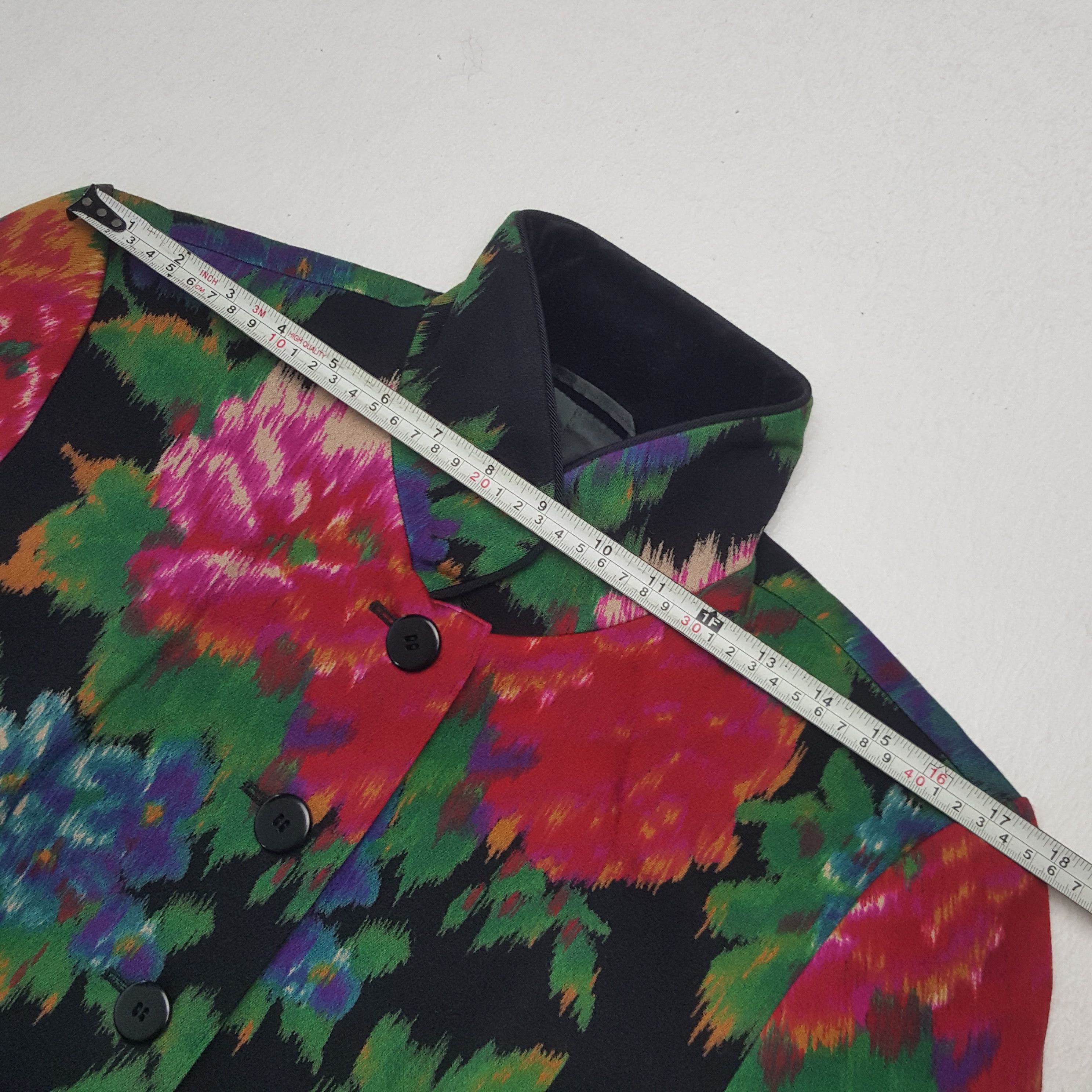 Escada × Vintage Vintage Escada Colourfull Button Up Jacket Size S / US 4 / IT 40 - 5 Thumbnail