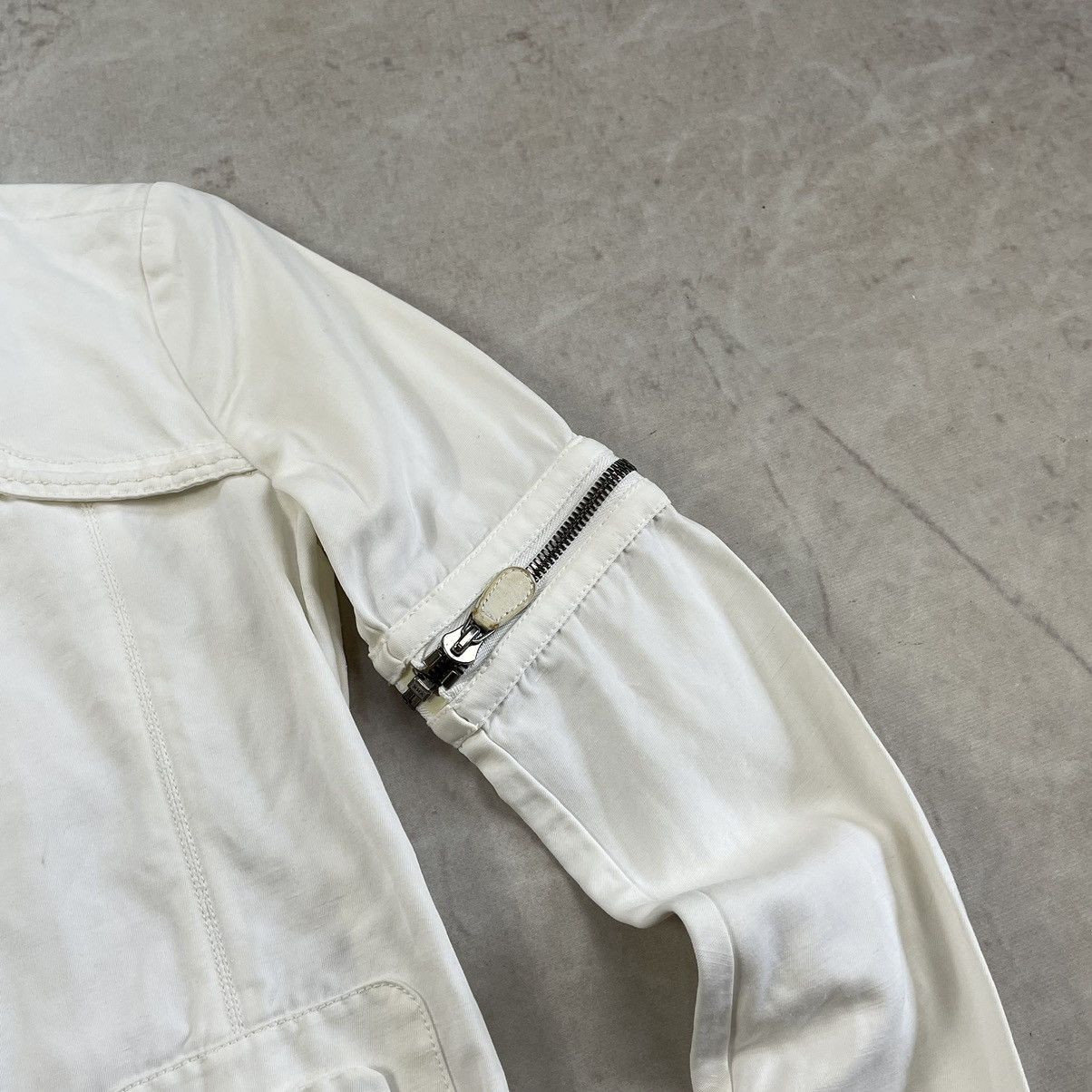 Bottega Veneta Bottega Veneta Zip Biker Transformer Off White Jacket Size S / US 4 / IT 40 - 7 Thumbnail