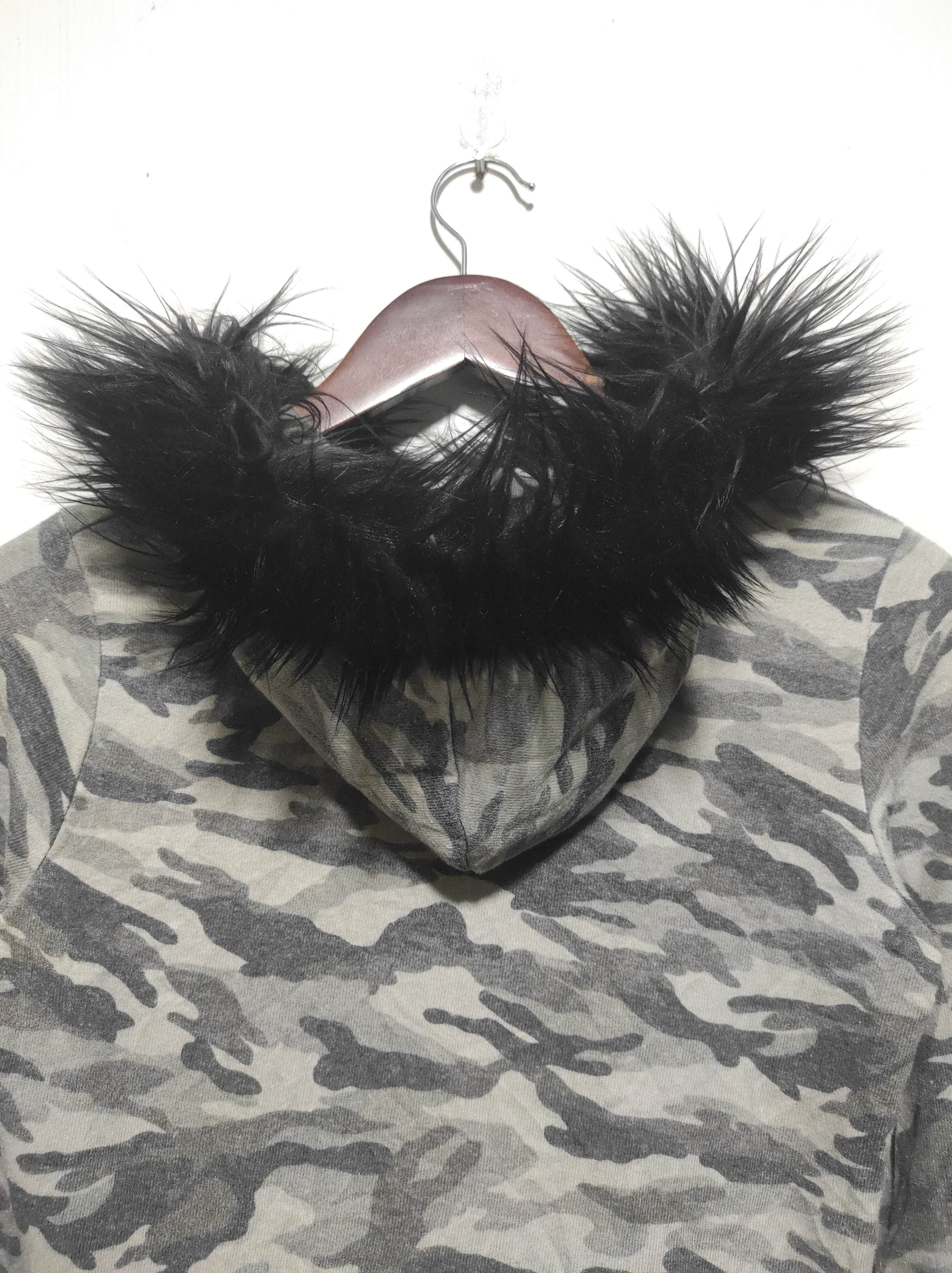 Hysteric Glamour Moncler Camo Fur Zipper Hoodie Size XXS / US 00 / IT 34 - 13 Thumbnail