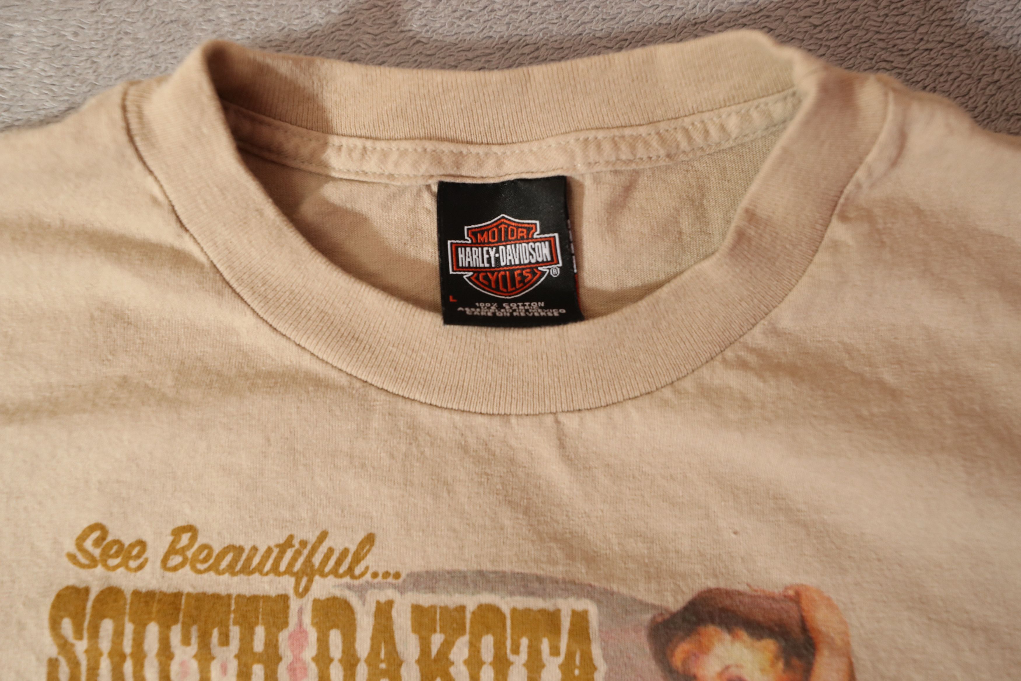 Harley Davidson Harley Davidson See Beautiful South Dakota 2005 Tee (L) Size US L / EU 52-54 / 3 - 8 Thumbnail