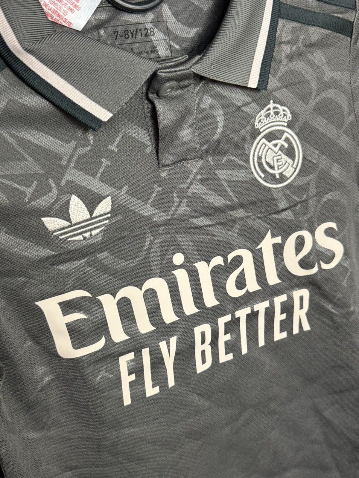 Adidas KIDS New Real Madrid 24/25 Third Arda Guler Football Jersey Size US XS / EU 42 / 0 - 4 Thumbnail