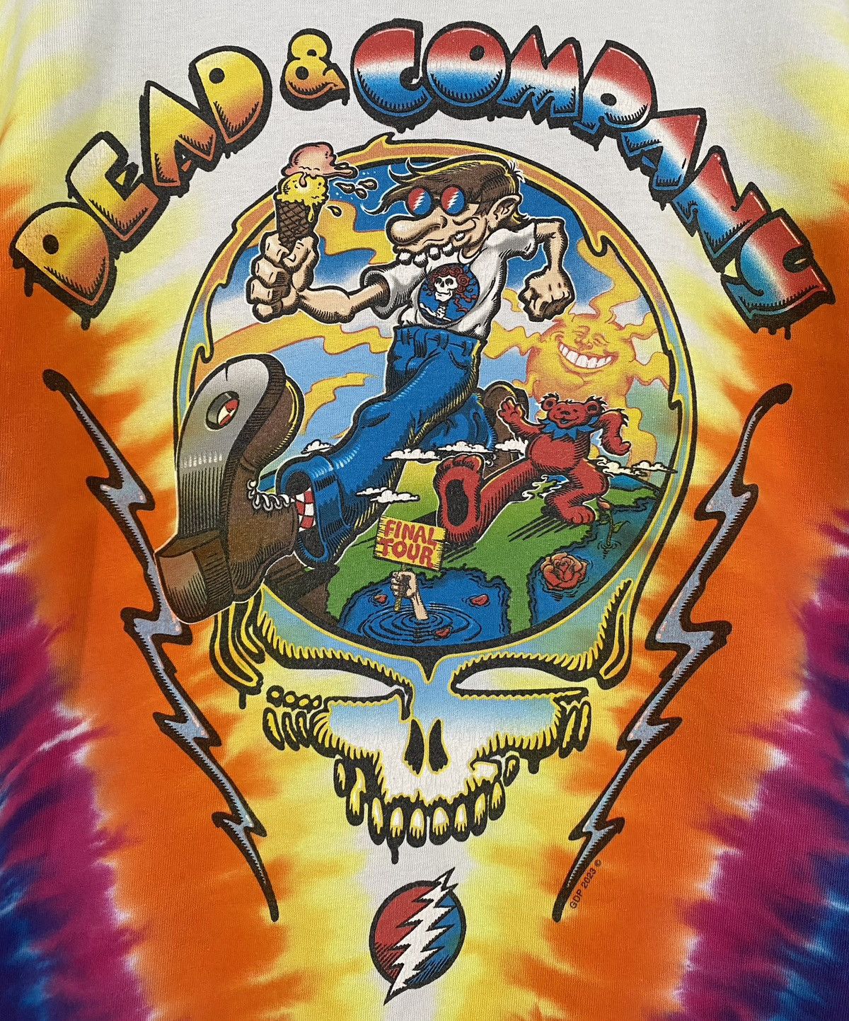 Other Liquid Blue Grateful Dead 2023 The Final Tour T-shirt Mens Size US L / EU 52-54 / 3 - 2 Thumbnail