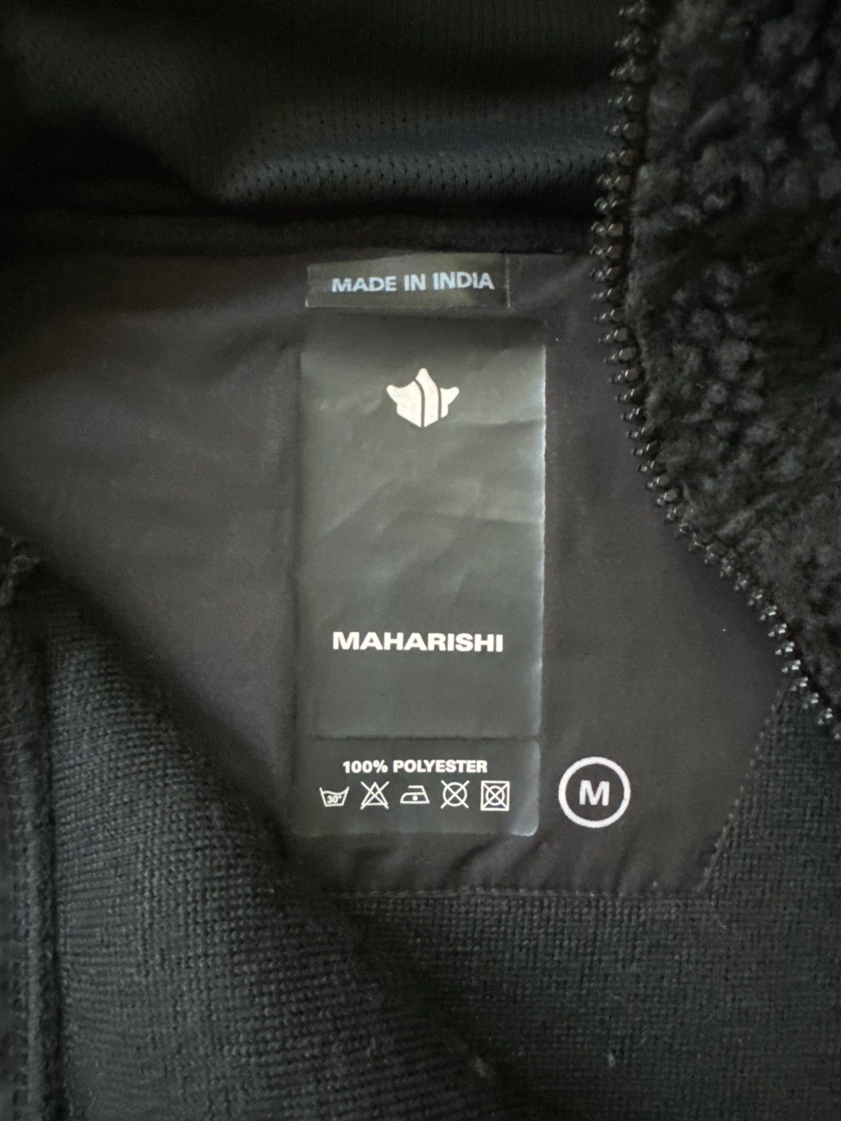 Maharishi Asymmetric Hooded Pullover Fleece Size US M / EU 48-50 / 2 - 7 Thumbnail