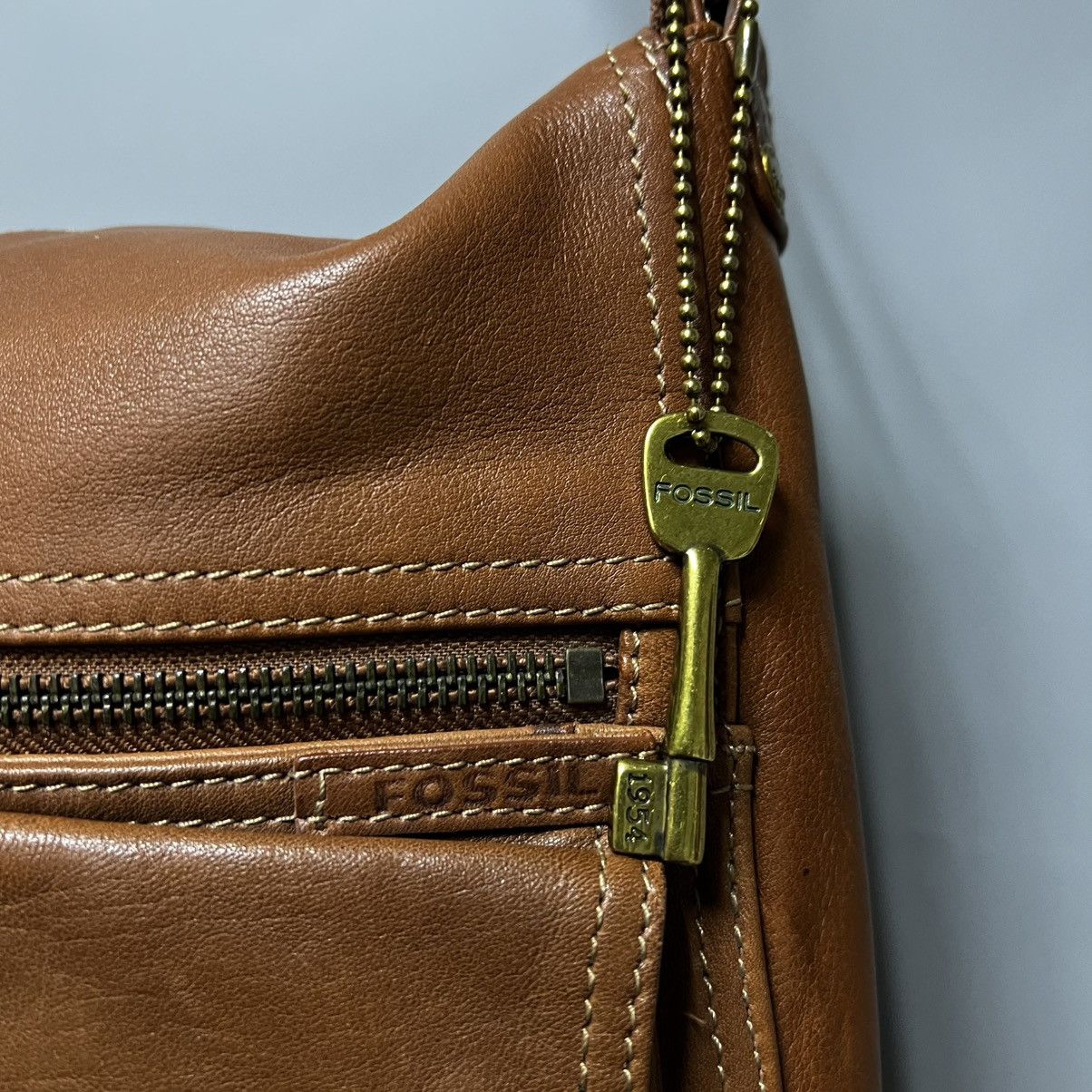 Fossil Vintage Fossil Leather Shoulder Bag Y2K Size ONE SIZE - 3 Thumbnail