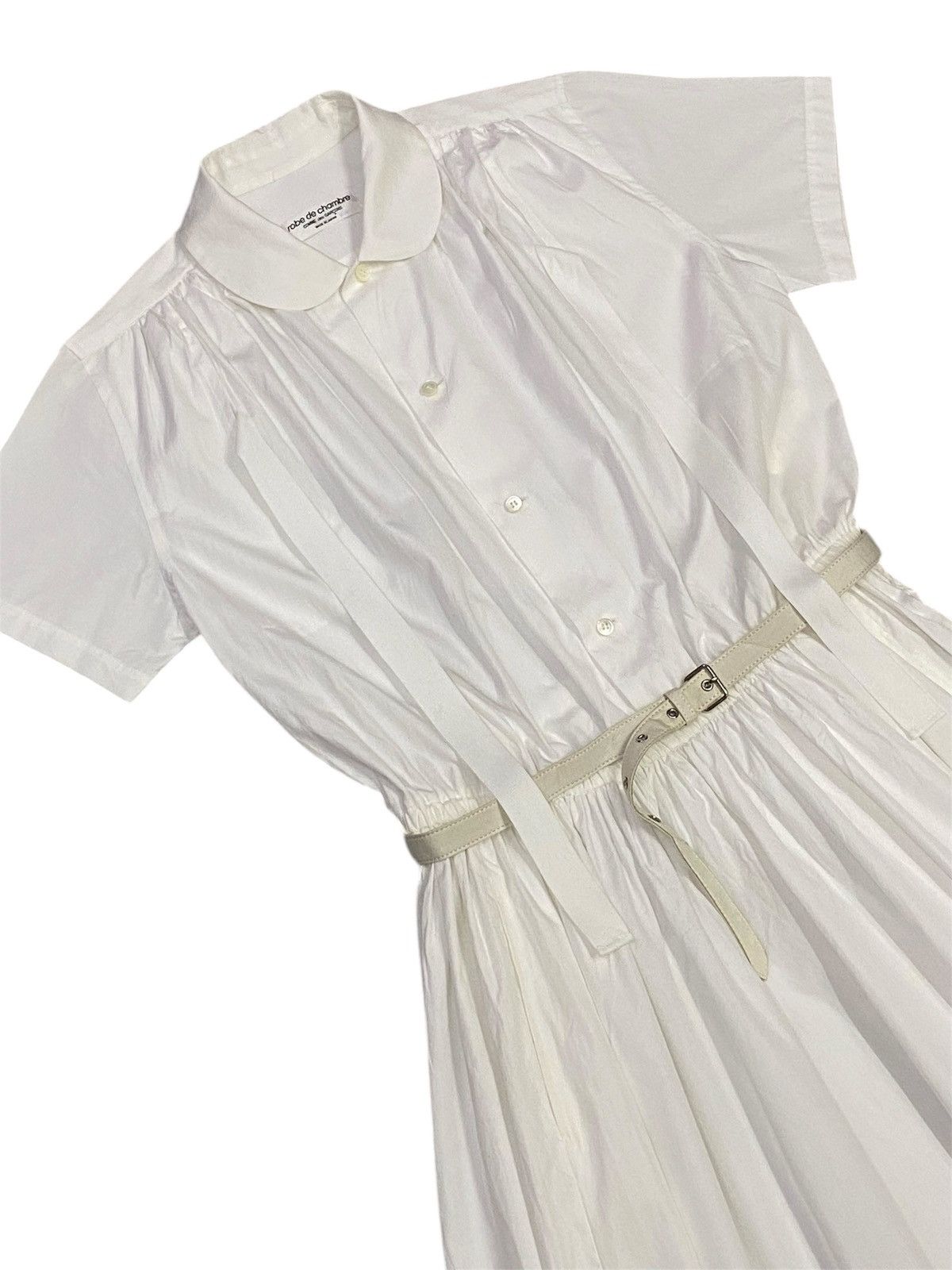 Comme des Garcons Comme Des Garçons AD2001 Cotton Poplin Midi Dress Size M / US 6-8 / IT 42-44 - 4 Thumbnail