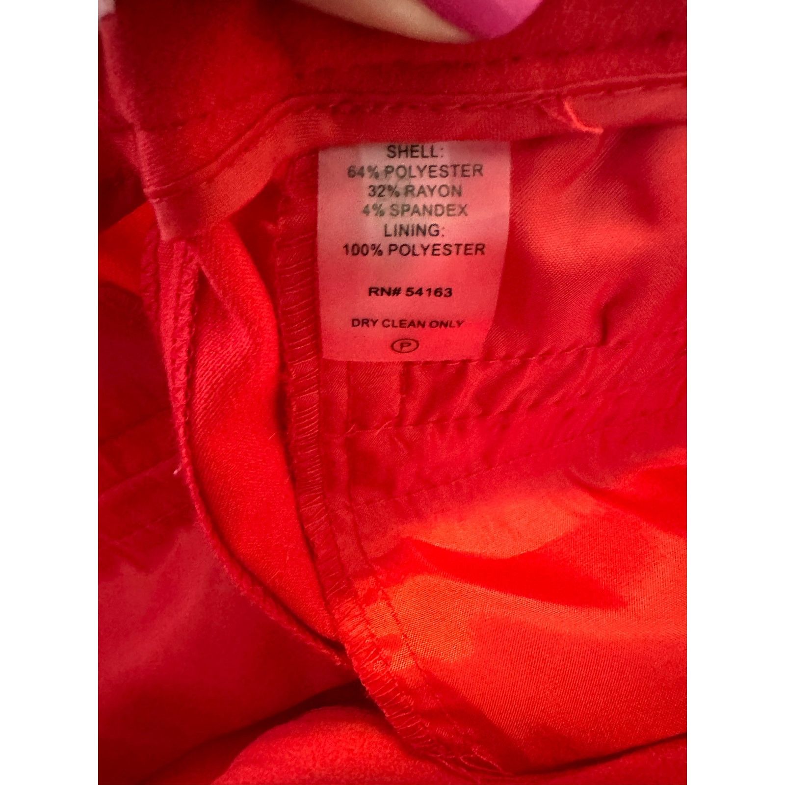 Calvin Klein Calvin Klein vibrant red capri casual pants size 12 Size 34" / US 12 / IT 48 - 4 Thumbnail