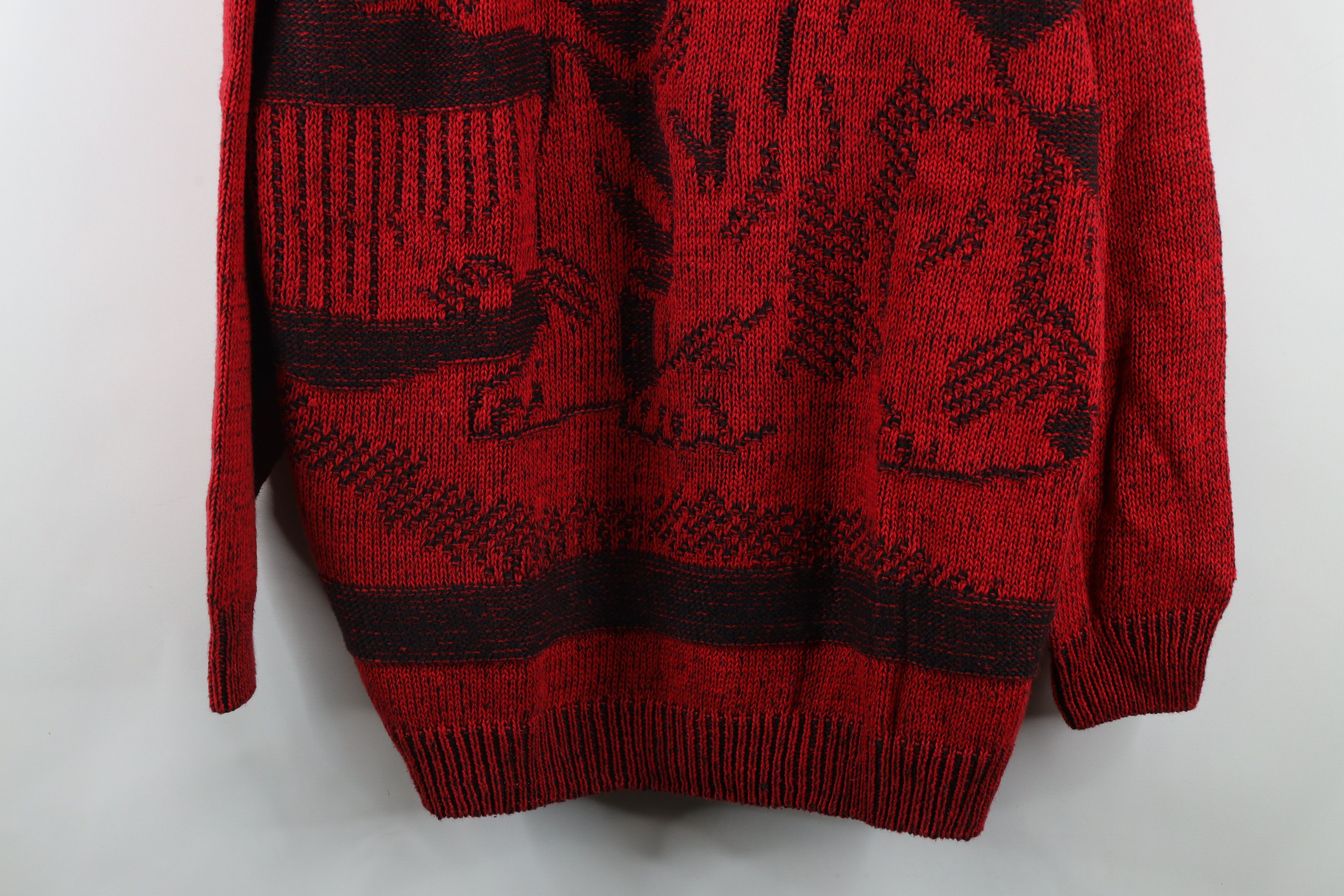 Vintage Vintage 90s Streetwear Polar Bear Knit Crewneck Sweater Size US XXL / EU 58 / 5 - 3 Thumbnail