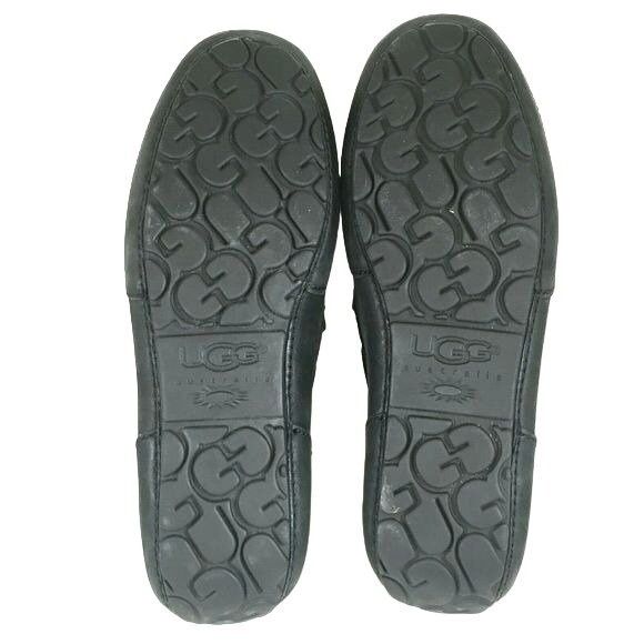Ugg UGG Australia Chester Men 8 Black Leather Wool Lined Casual Size US 8 / EU 41 - 3 Thumbnail