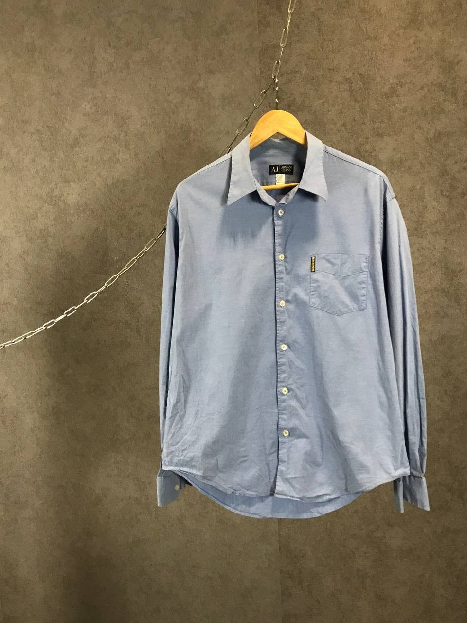 Designer Armani Jeans vintage designer shirt Size US L / EU 52-54 / 3 - 1 Thumbnail