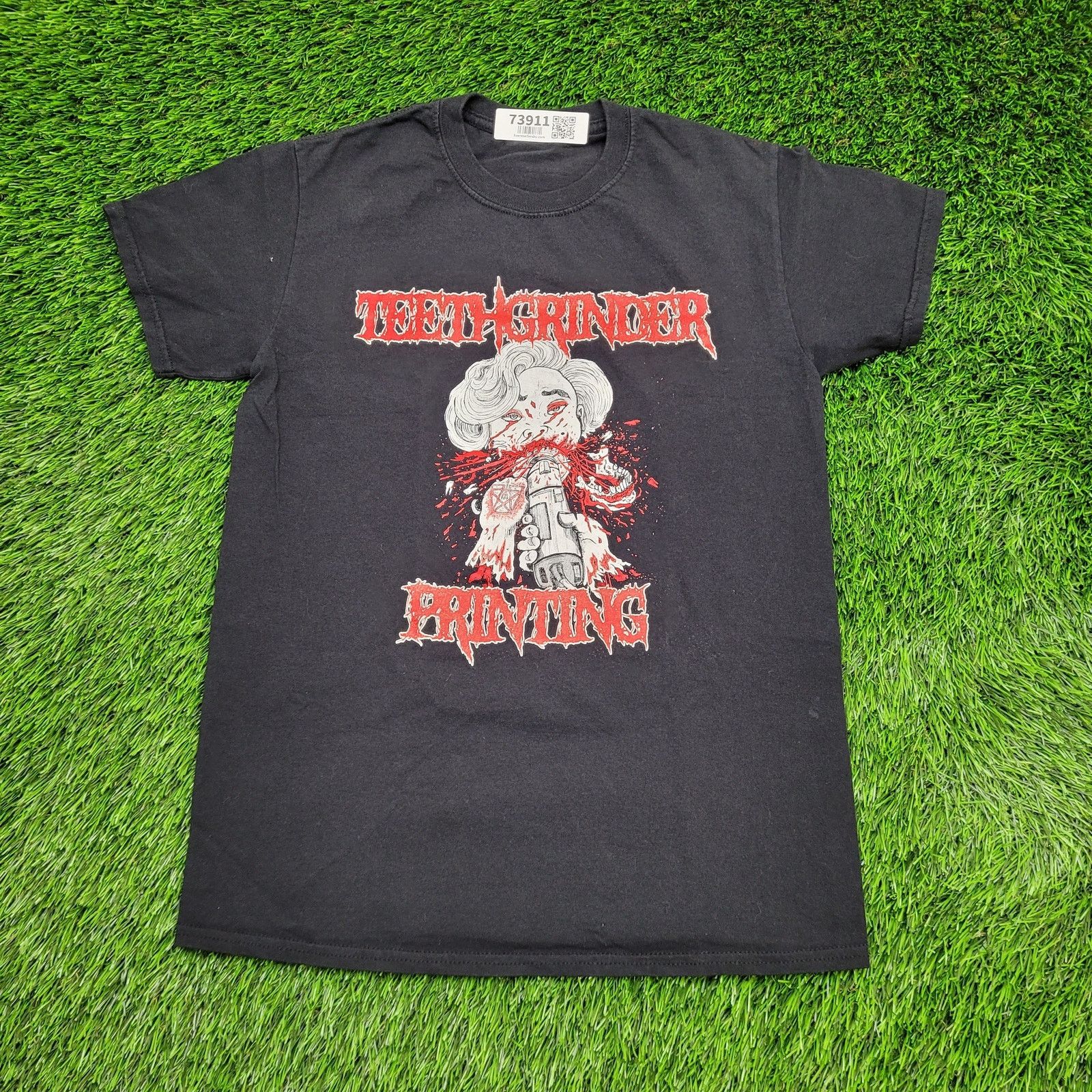 Other VTG Heavy-Metal Teeth Grinder Gory T-Shirt XS/S Black Size US S / EU 44-46 / 1 - 1 Thumbnail