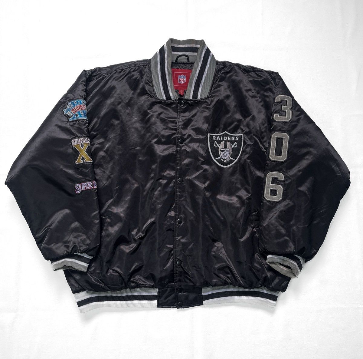 Born X Raised × NFL NFL Raiders Bomber Jacket Size US XXL / EU 58 / 5 - 3 Thumbnail