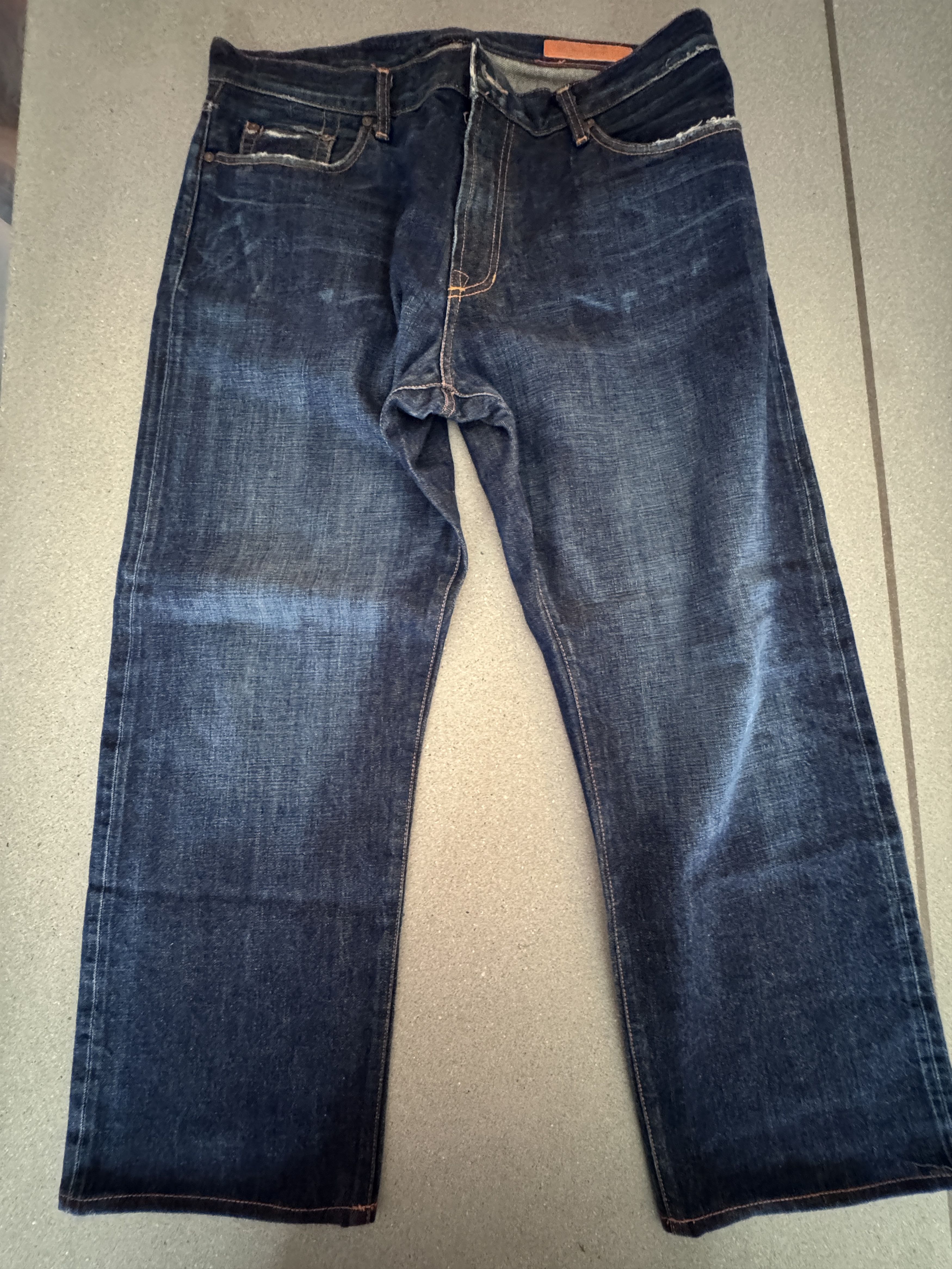 Mens dark wash 'Rocker' jeans