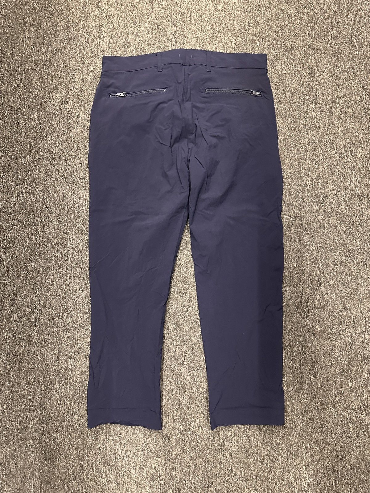 Steven Alan Steven Alan Frontseam Crepe Nylon Pant, Navy Size US 32 / EU 48 - 3 Thumbnail