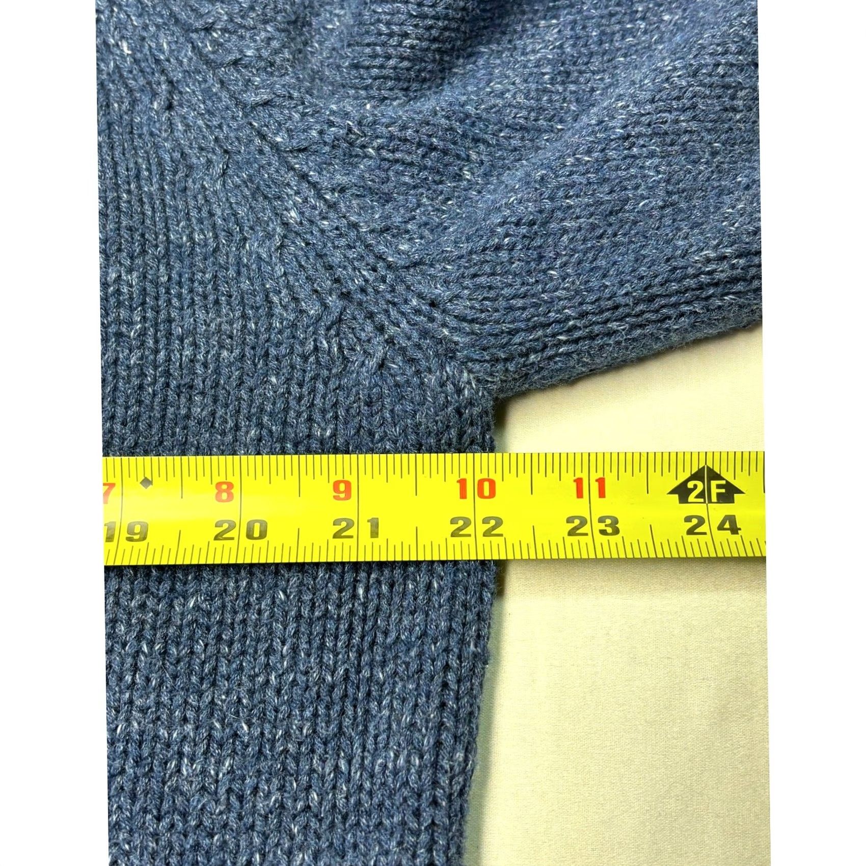Vintage L.L. Bean Mens Large Blue Cotton Mock Neck Button Pullover Sweater Casual Henley Classic Vintage? Size US L / EU 52-54 / 3 - 5 Thumbnail