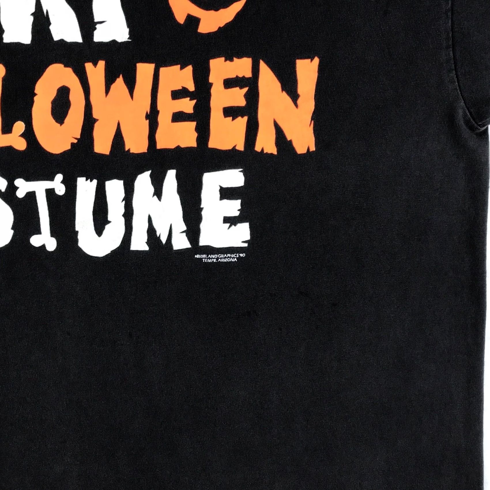 Vintage VINTAGE Miller T-Shirt Mens 90s Halloween Glow in the Dark Black Large Short Sleeve Cotton Costume Trick or Treat Size US L / EU 52-54 / 3 - 7 Thumbnail