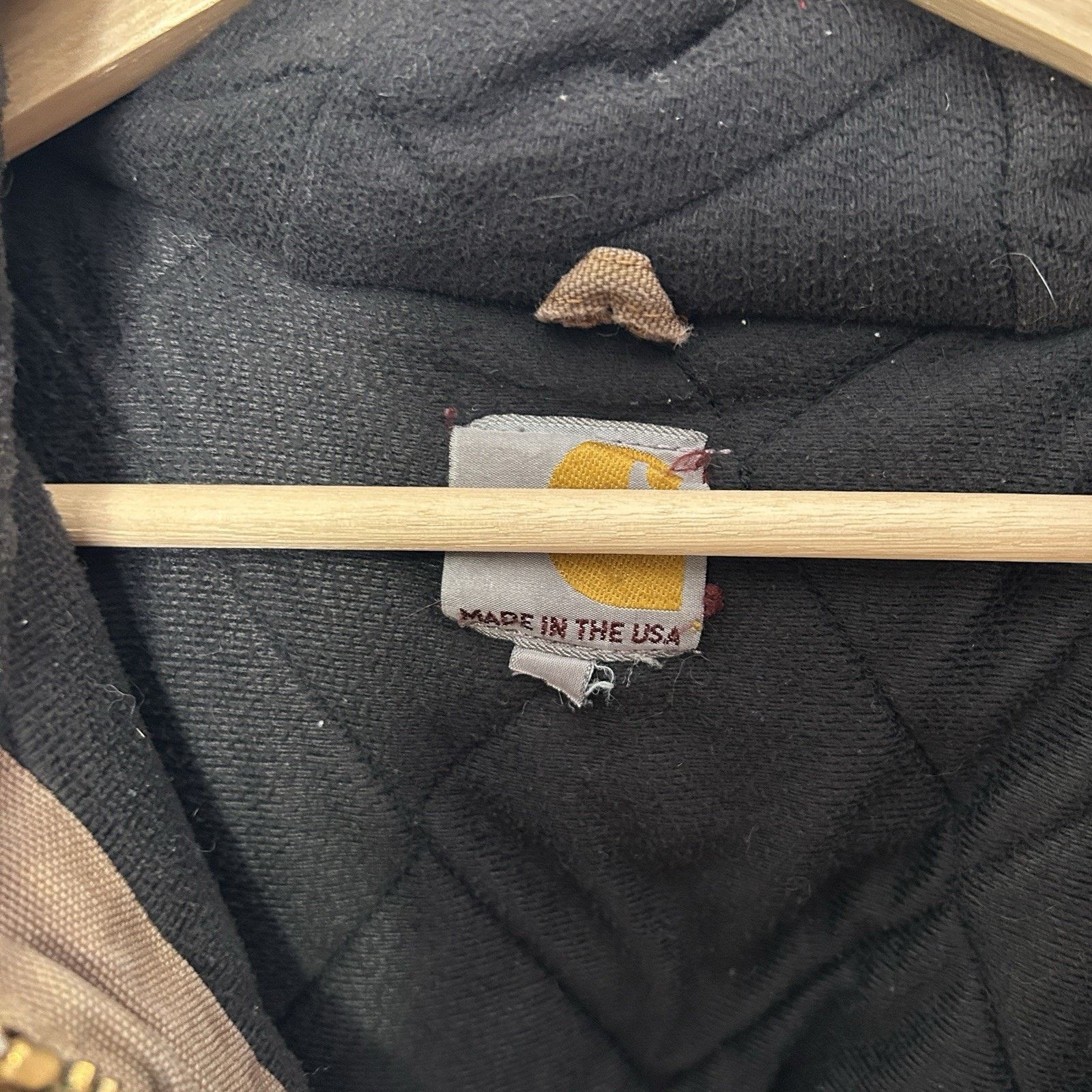 Carhartt Vintage Dyed Carhartt Hooded Active Jacket “Brown” J140 BRN Size US L / EU 52-54 / 3 - 12 Thumbnail