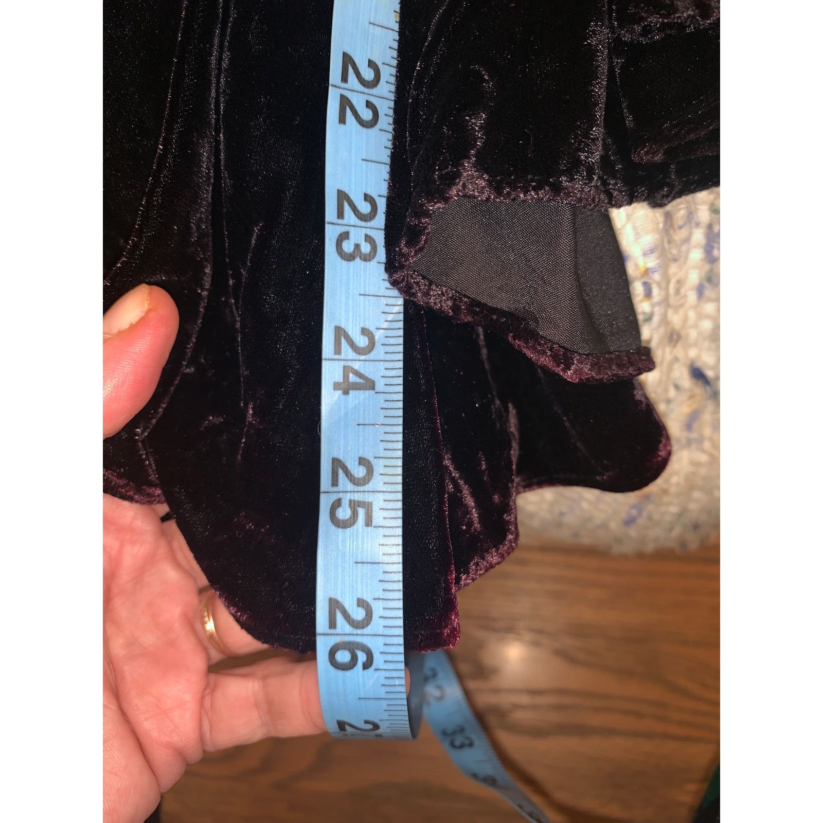 Vintage VINTAGE VELVET SEQUIN TRIM FITTED JACKET OR TOP EDWARDIAN Size S / US 4 / IT 40 - 8 Thumbnail