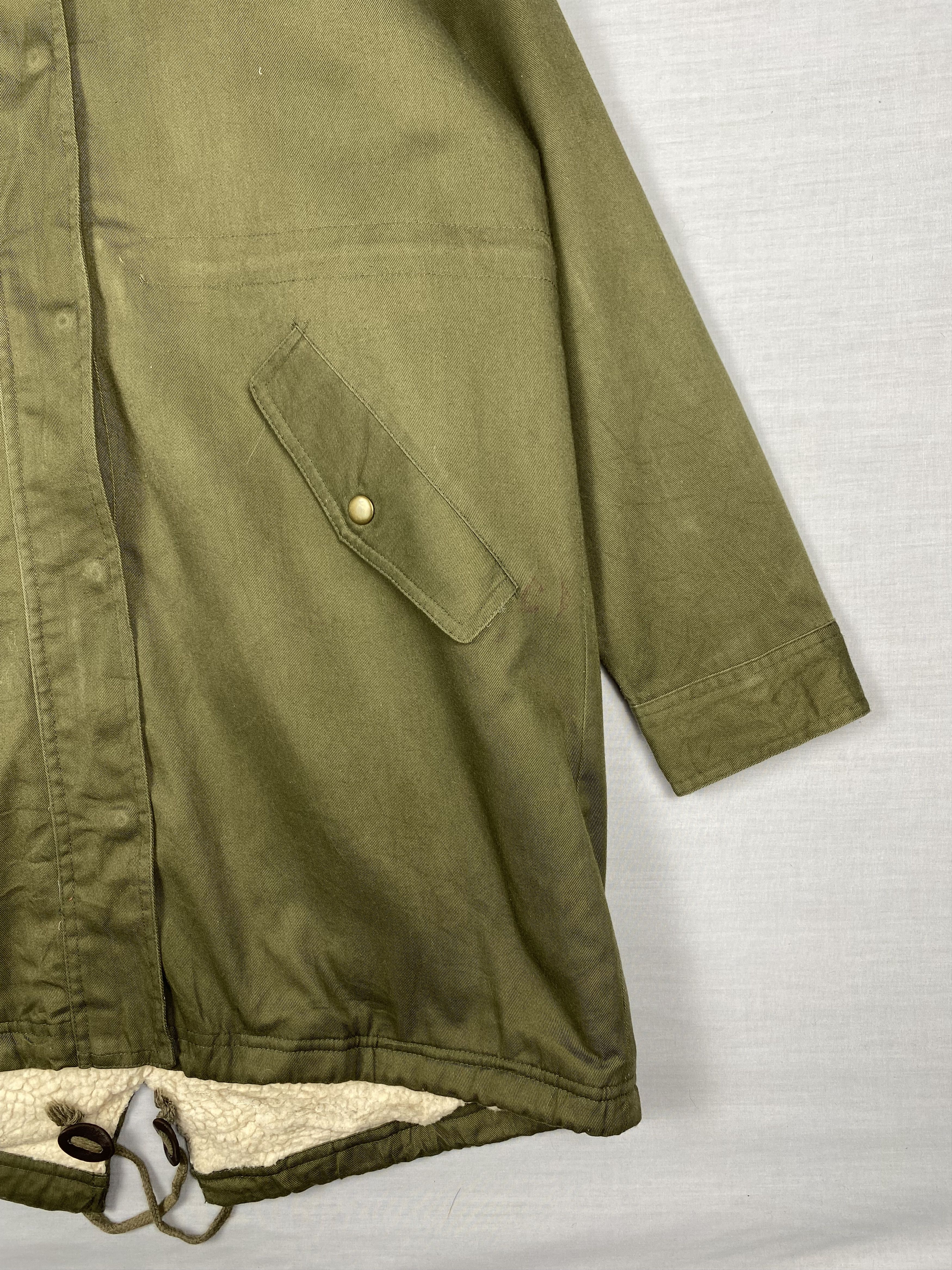 Japanese Brand Vintage Spinash Fleece Lining Hoodie Button Up Jacket Size US M / EU 48-50 / 2 - 3 Thumbnail
