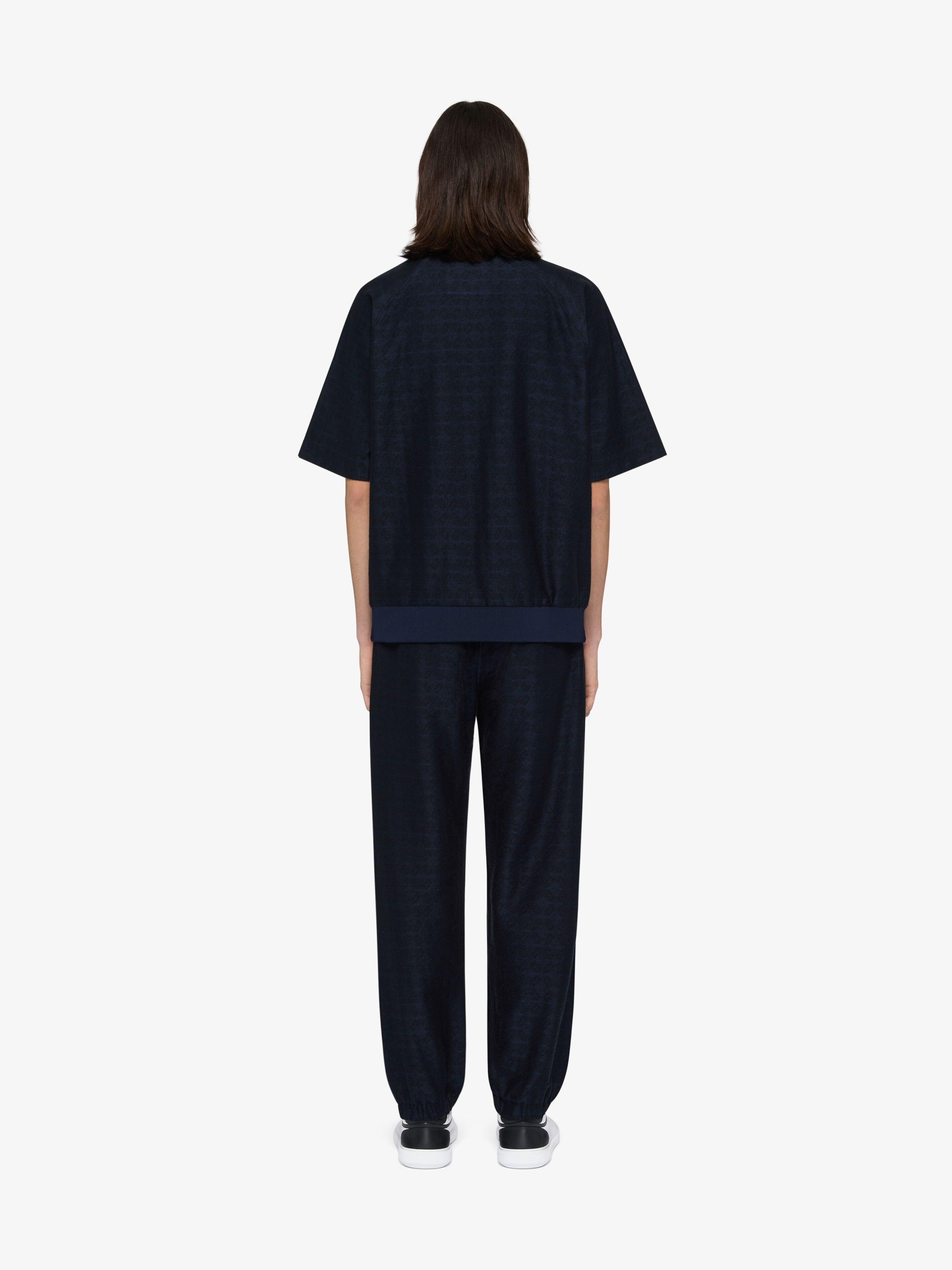 Givenchy o1w1db10326 Half Zip Short Sleeve Polo Shirt in Black/Navy Size US S / EU 44-46 / 1 - 3 Thumbnail