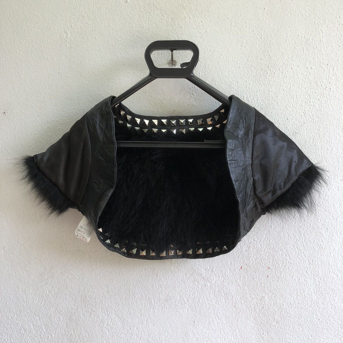 Japanese Brand RISTTY raccon fur crop jacket Size S / US 4 / IT 40 - 4 Thumbnail