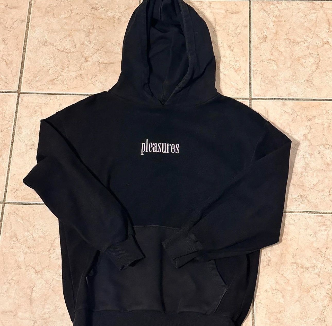 Pleasures logic reverse terry hoodie sale
