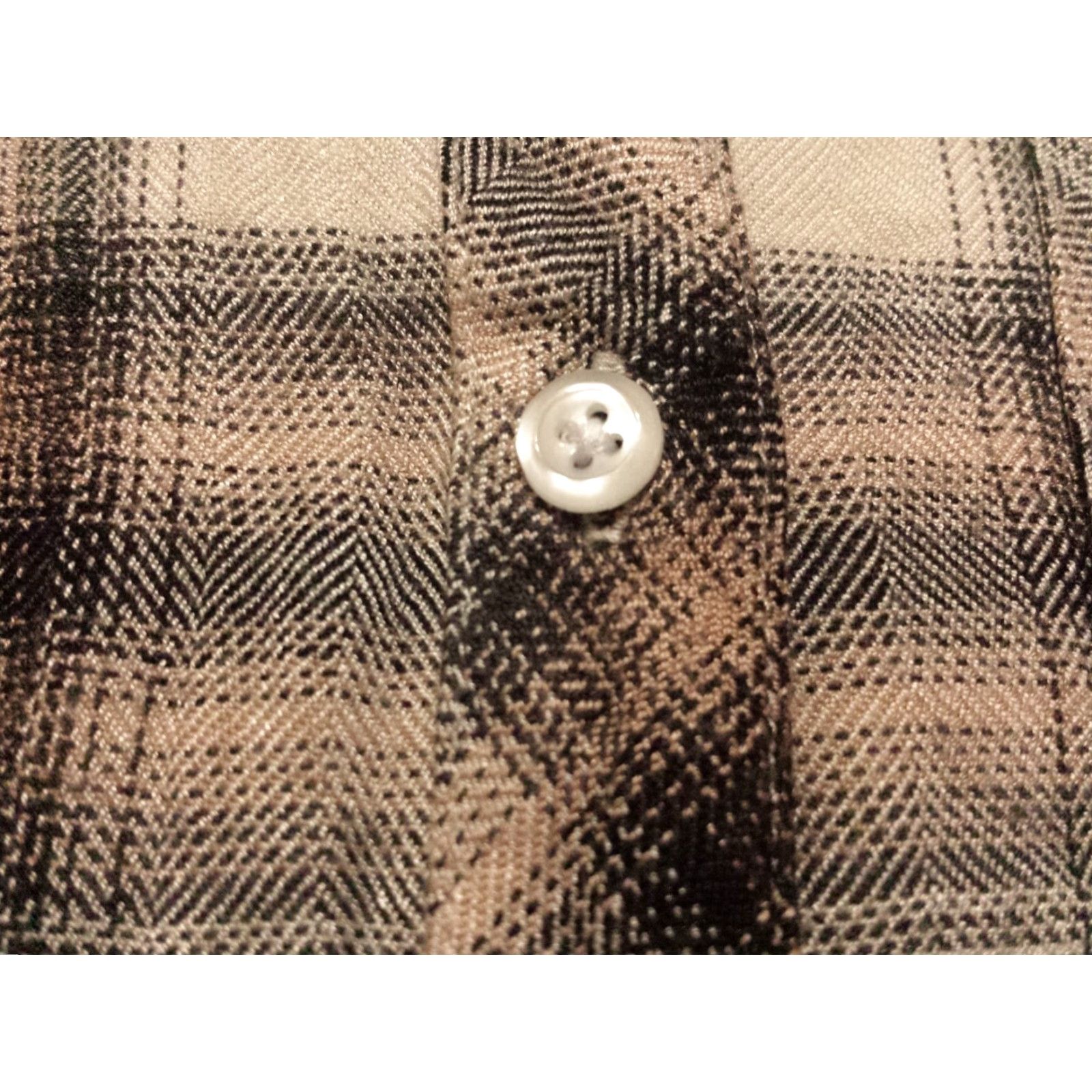 Rails Rails Woman's Small Shirt Long Sleeve Button-Front Multicolor Plaid Rayon Size S / US 4 / IT 40 - 4 Thumbnail