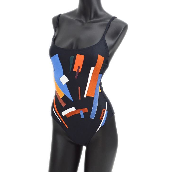 Chanel Chanel - S/S 94 - Geometric-Print Swimsuit Size XXS / US 00 / IT 34 - 1 Thumbnail