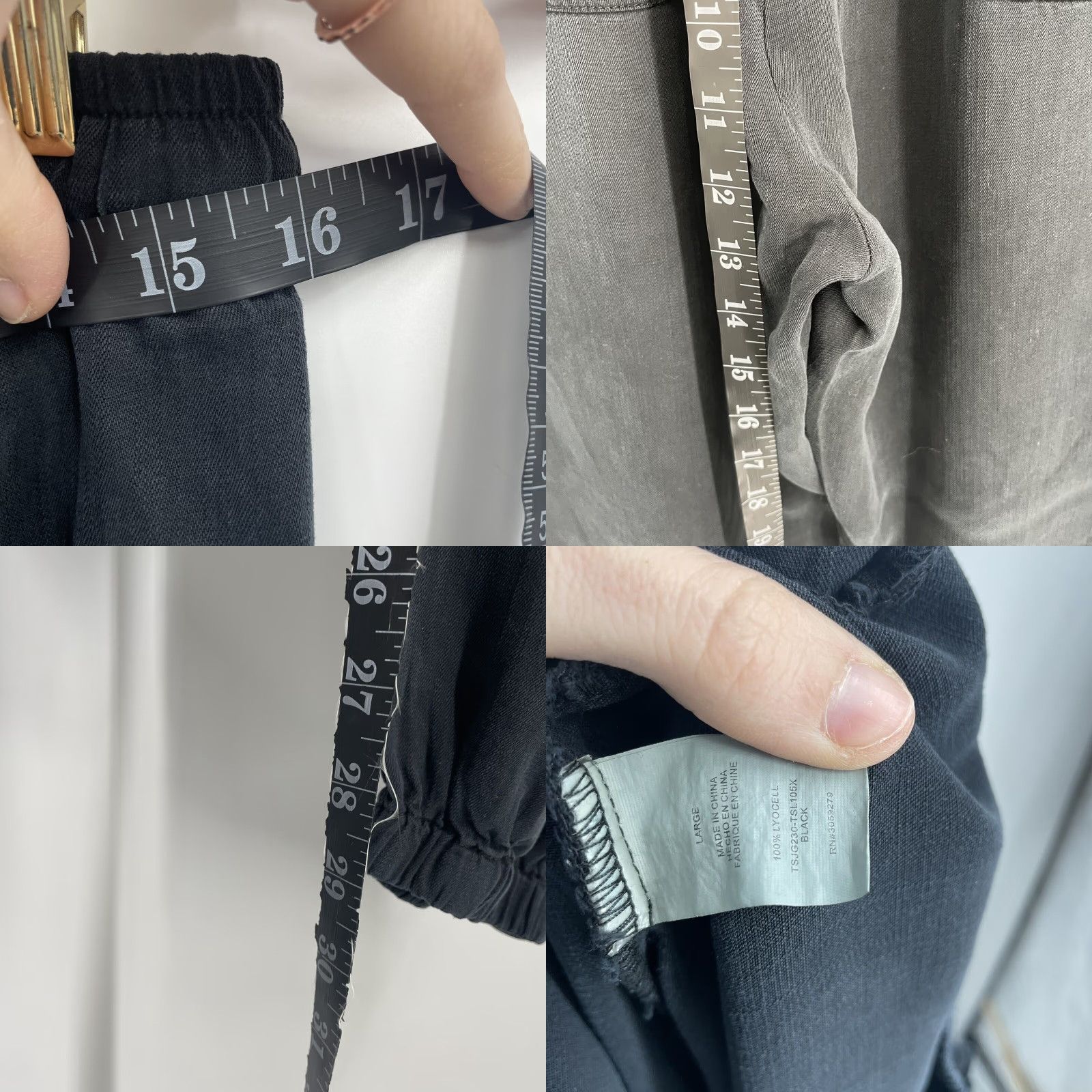 Vintage Carly Jean Pants Womens Large Navy Blue Joggers Tapered Drawstring Pockets 90s Cars Style Adult Regular Long Clothing Mens Womens Girls Boys Size 36" / US 14 / IT 50 - 8 Thumbnail