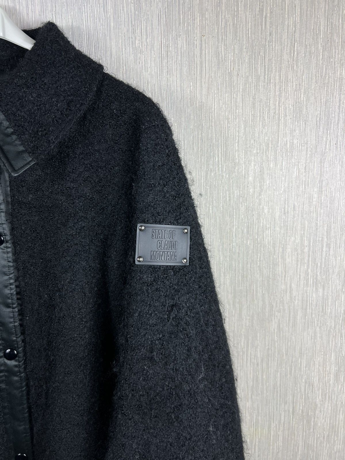 Claude Montana Archive 90s State of Claude Montana mohair fuzzy long coat Size M / US 6-8 / IT 42-44 - 4 Thumbnail