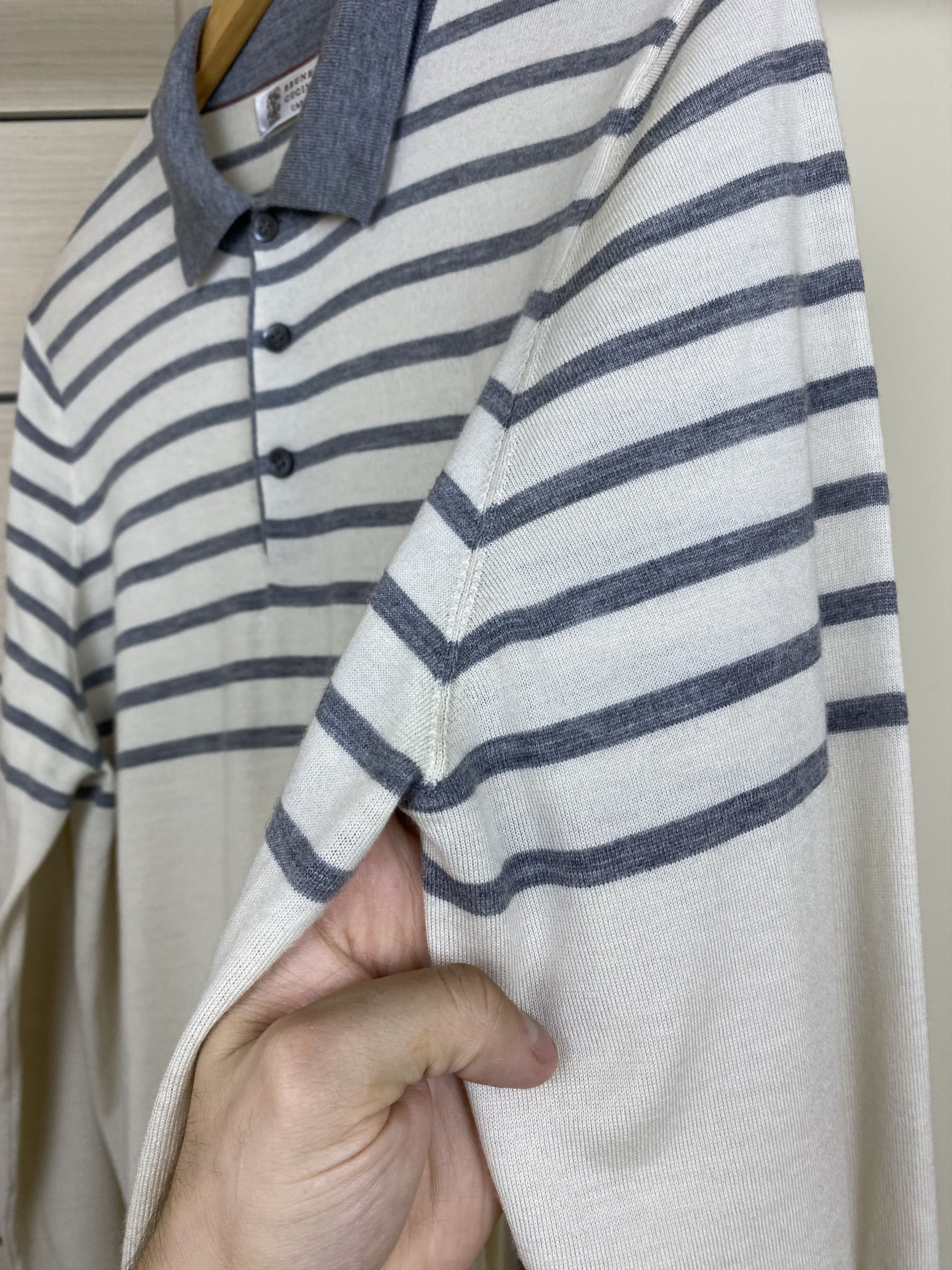 Brunello Cucinelli BRUNELLO CUCINELLI Knit Sweater Cashmere wool Near unused Size US L / EU 52-54 / 3 - 13 Thumbnail