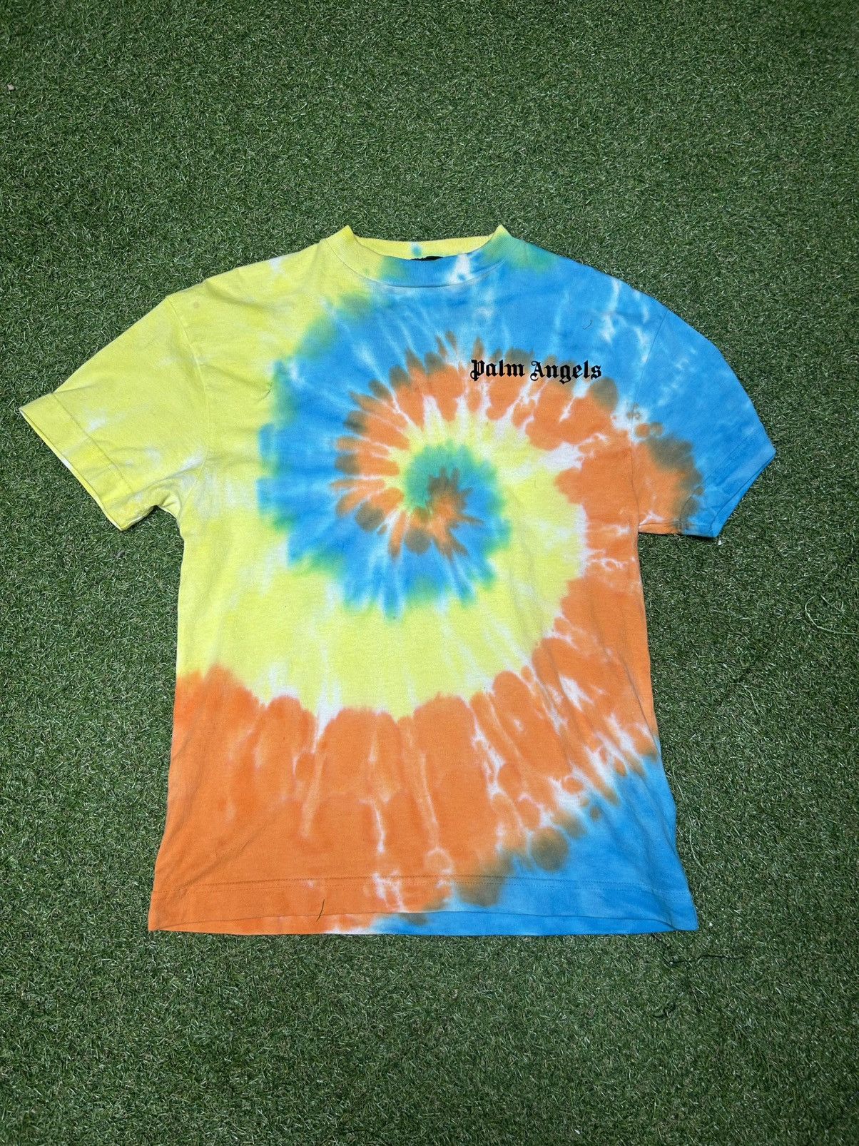 Palm Angels Palm Angels Tie Dye T-Shirt Size US XXS / EU 40 - 1 Thumbnail