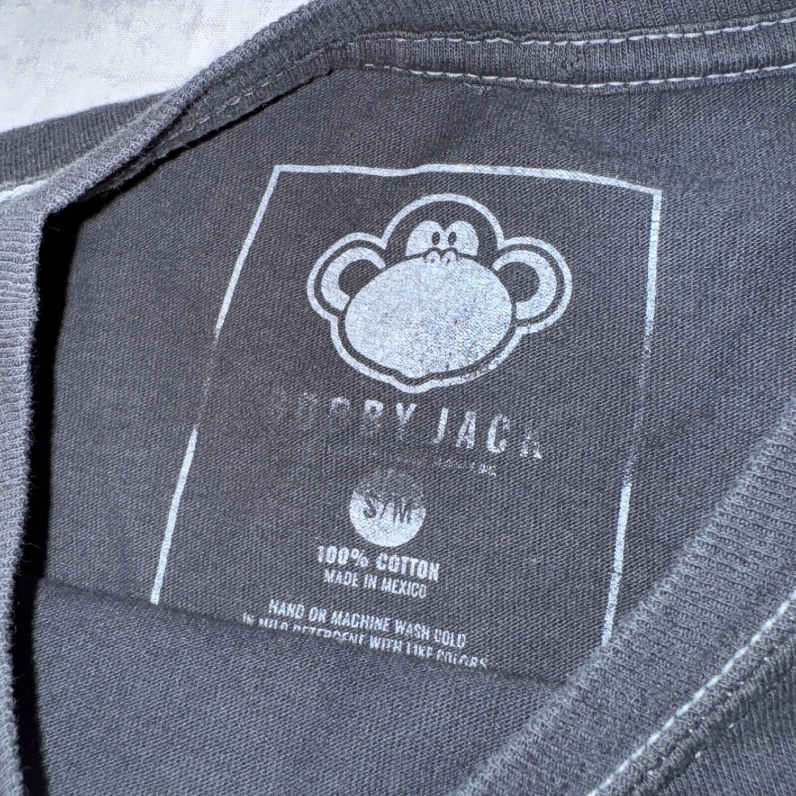 Other Bobby Jack Monkey Y2K 2000s Gray Graphic Tee Small Tshirt Bu Size S / US 4 / IT 40 - 2 Thumbnail