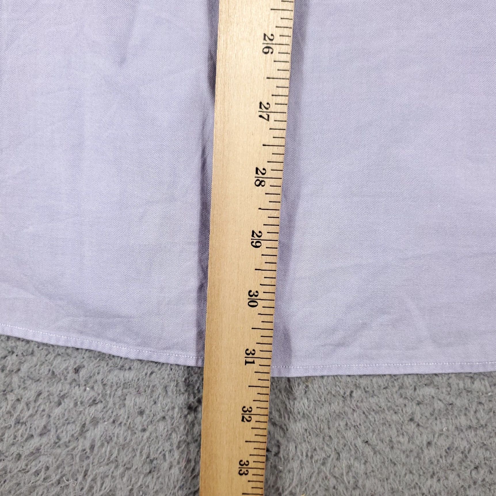 Ralph Lauren Ralph Lauren Dress Shirt Mens 16.5 Purple Long Sleeve Button-Down Regular Fit Size 42R - 6 Thumbnail