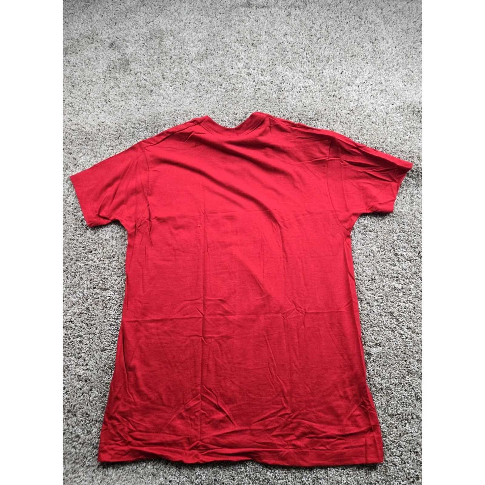 Fruit Of The Loom VINTAGE Fruit of the Loom Shirt Mens XL Red Pocket USA 90s Crew Neck Short Sleeve Size US XL / EU 56 / 4 - 5 Thumbnail