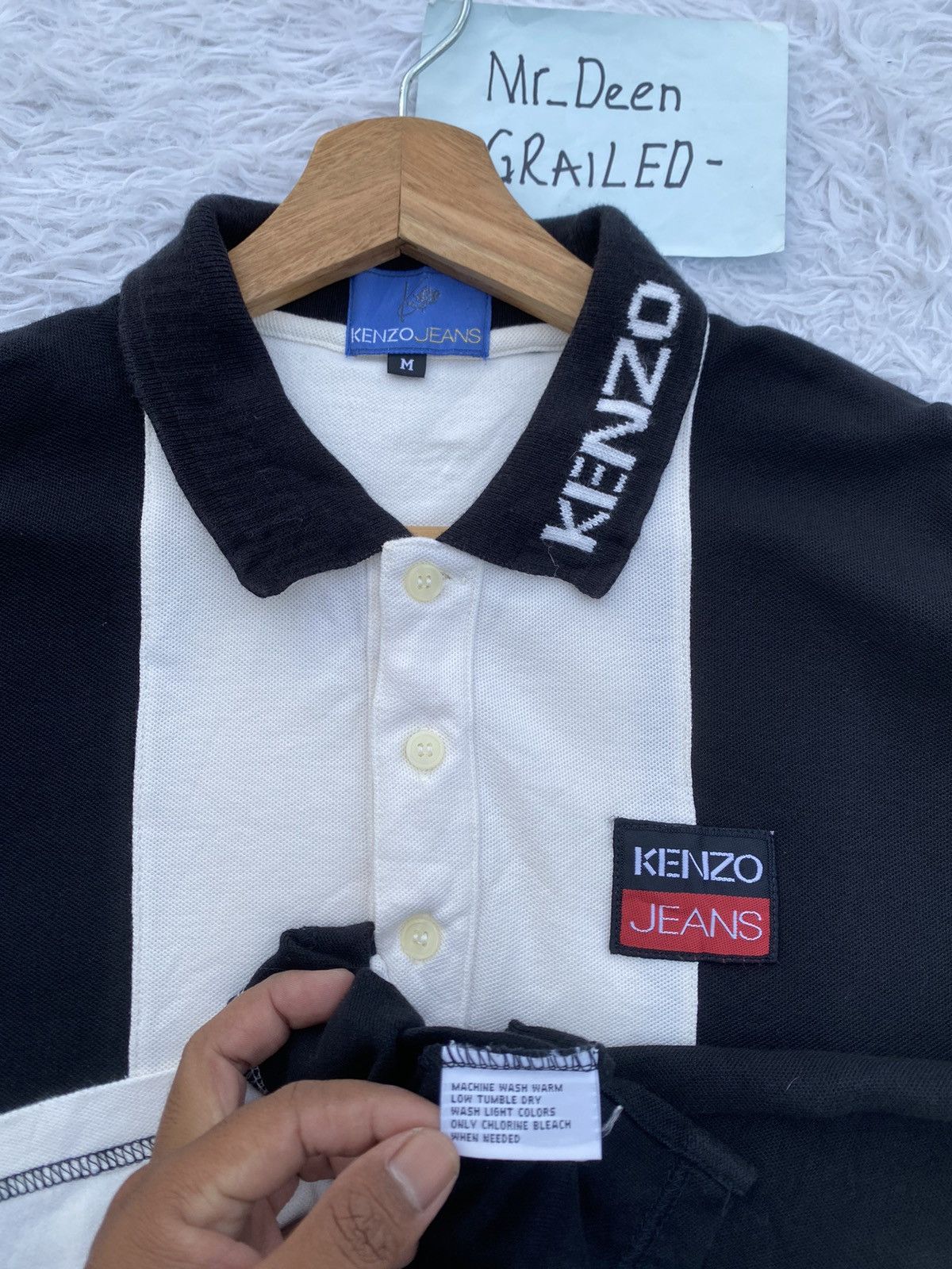 Kenzo Rare Vintage KENZO Spellout Polo Shirt Size US M / EU 48-50 / 2 - 11 Thumbnail