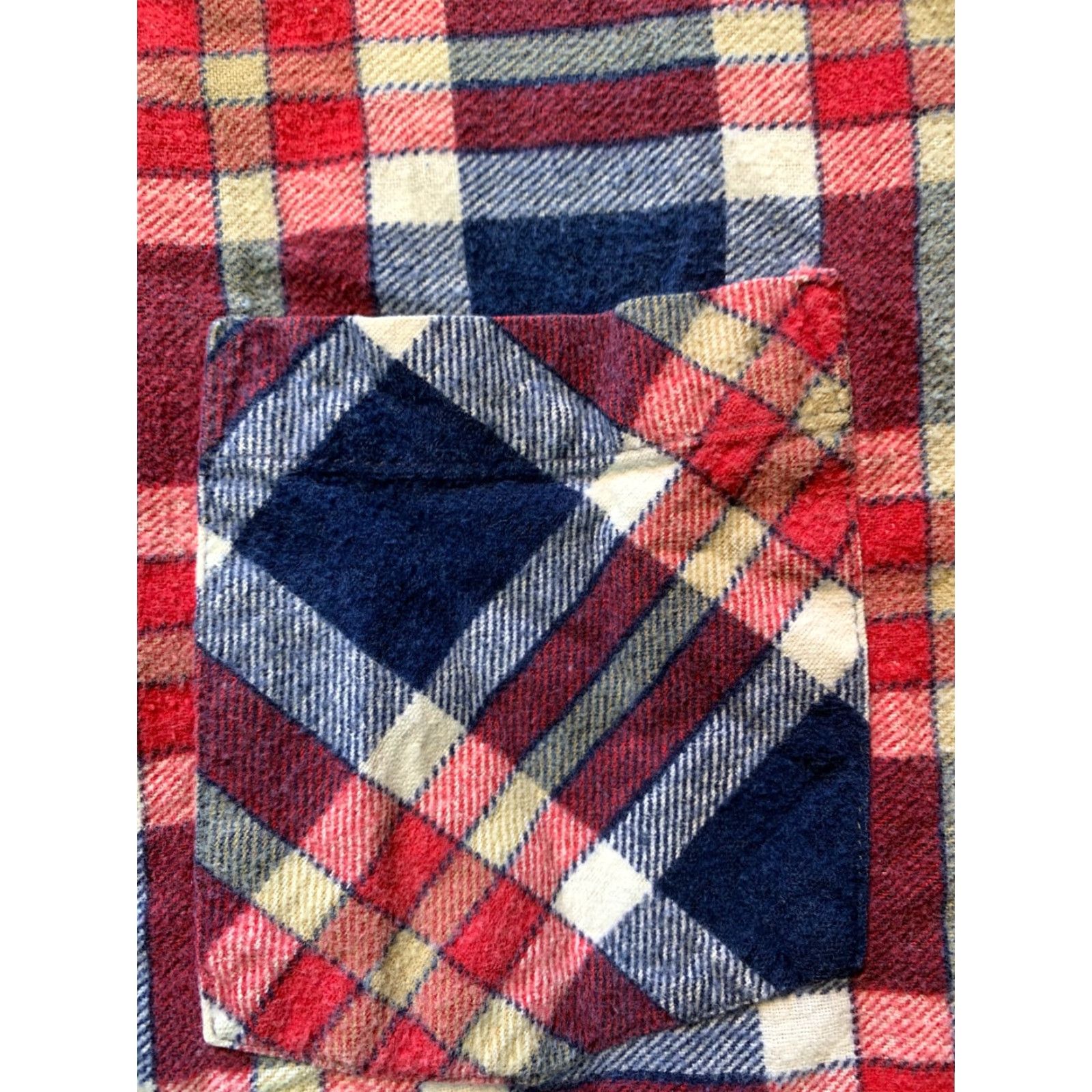 Dickies Dickies Shirt Men’s Medium Red Plaid Button Up Size M / US 6-8 / IT 42-44 - 3 Thumbnail