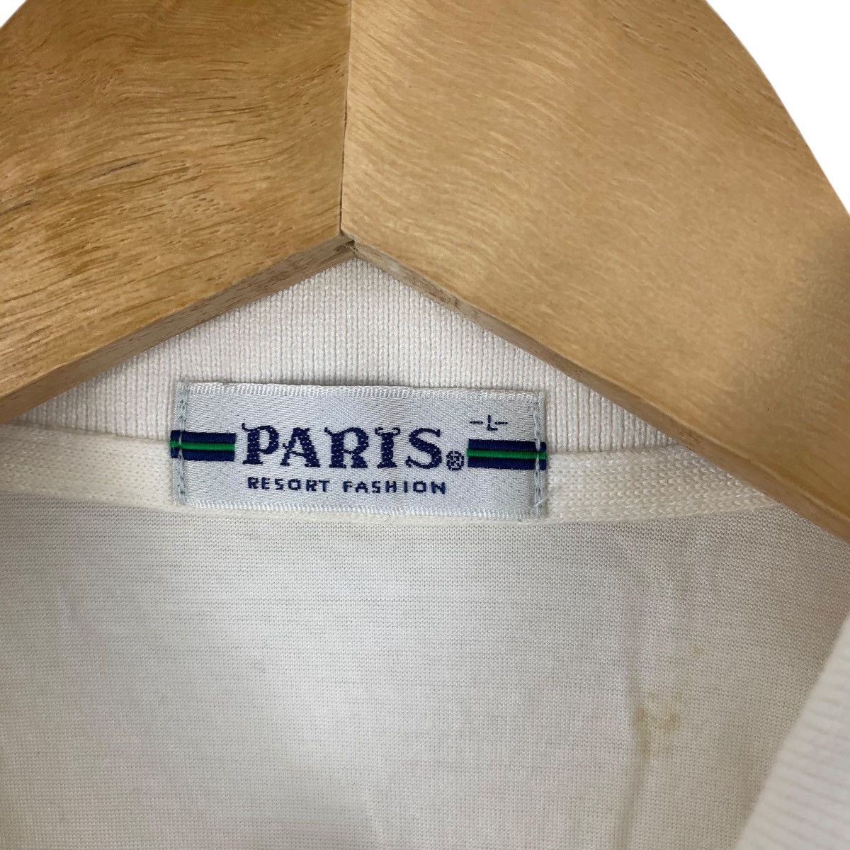 Vintage Vintage PARIS RESORT FASHION Golf Course Polo Tee Shirt Top Size US L / EU 52-54 / 3 - 9 Thumbnail