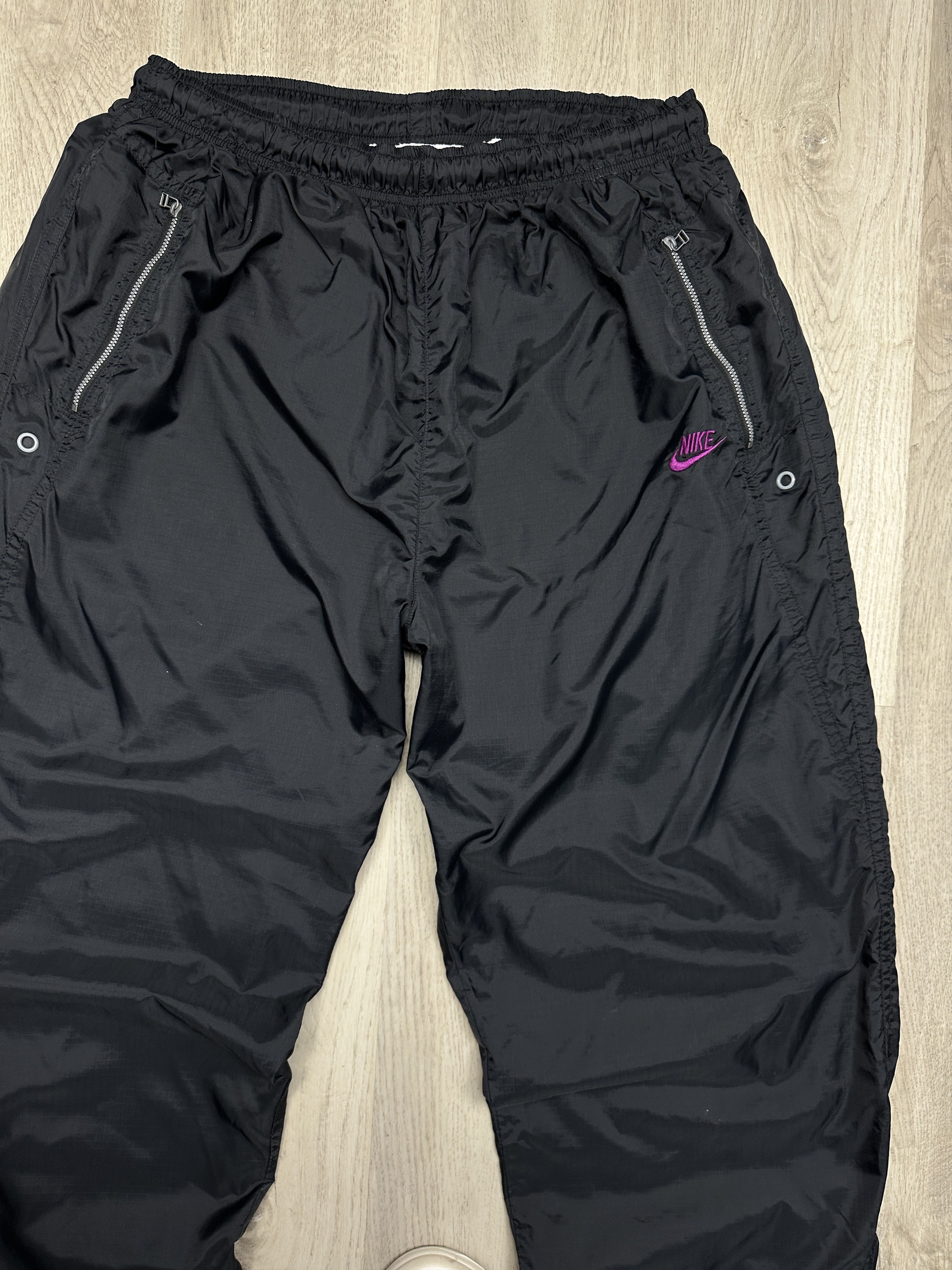 Nike Nike 90s Vintage Mens Nylon Track Suit Jacket + Pants Drill Size US 36 / EU 52 - 11 Thumbnail