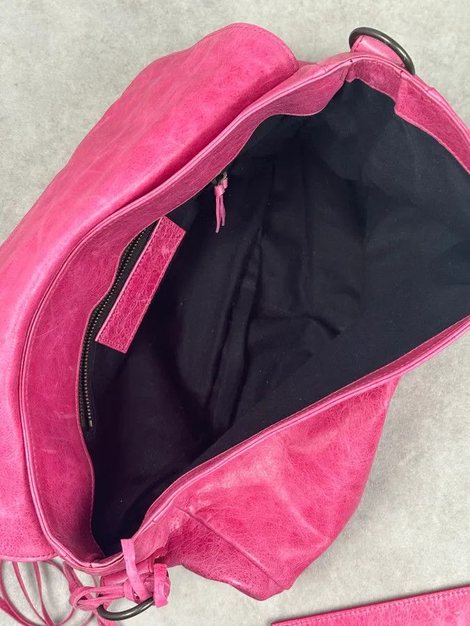 Balenciaga Balenciaga Moto City Messenger Studded Pink Bag Size ONE SIZE - 18 Thumbnail