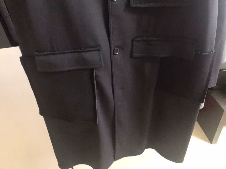 Jil Sander Jil Sander wool deconstructed coat jacket Size L / US 10 / IT 46 - 4 Thumbnail