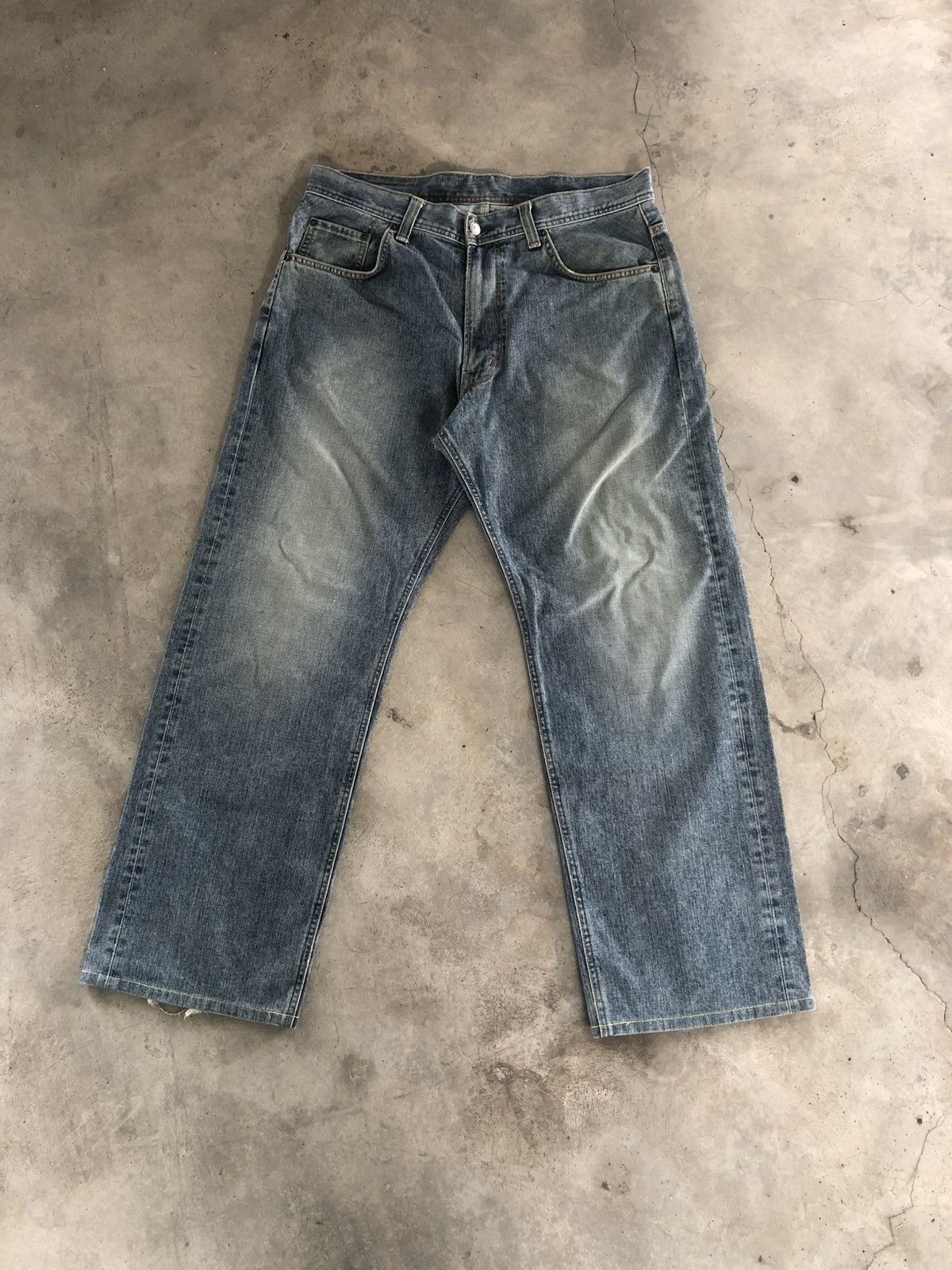 Edwin Vintage Edwin BAGGY Jeans Rusty Faded Denim Pants Size US 37 - 1 Thumbnail